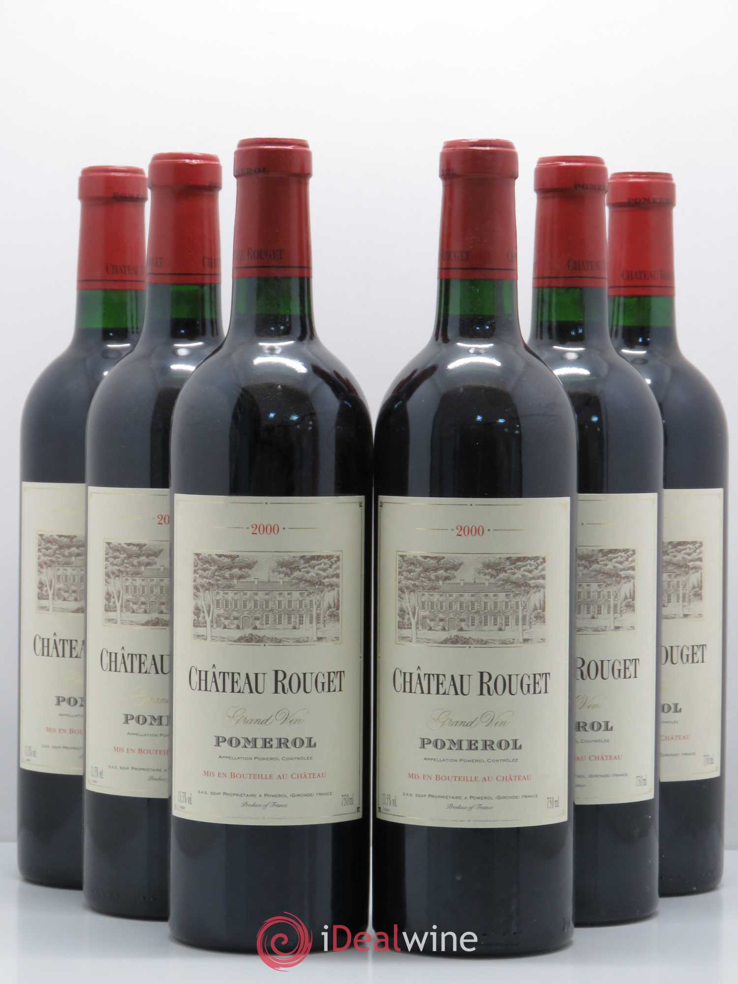 Château Rouget 2000 - Lot of 6 bottles - 0