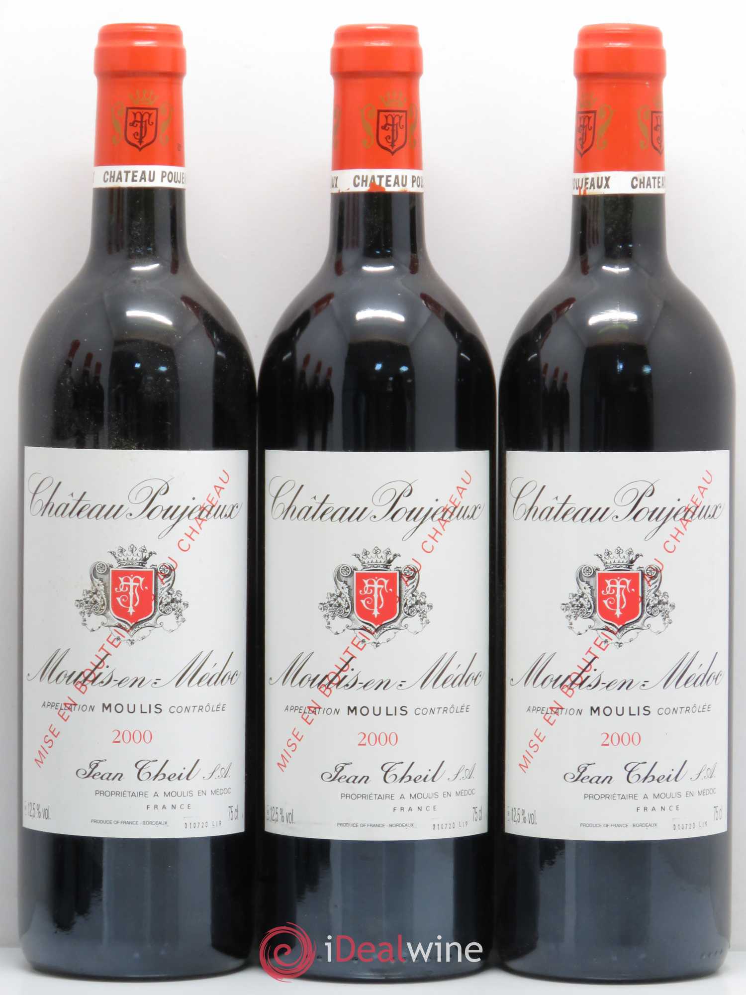 Château Poujeaux 2000 - Lot de 6 bouteilles - 1