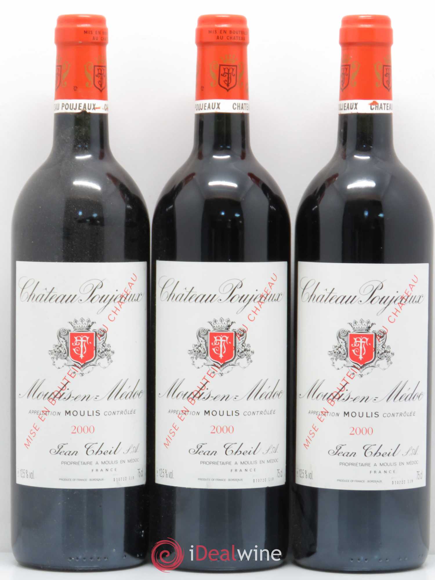 Château Poujeaux 2000 - Lot de 6 bouteilles - 2