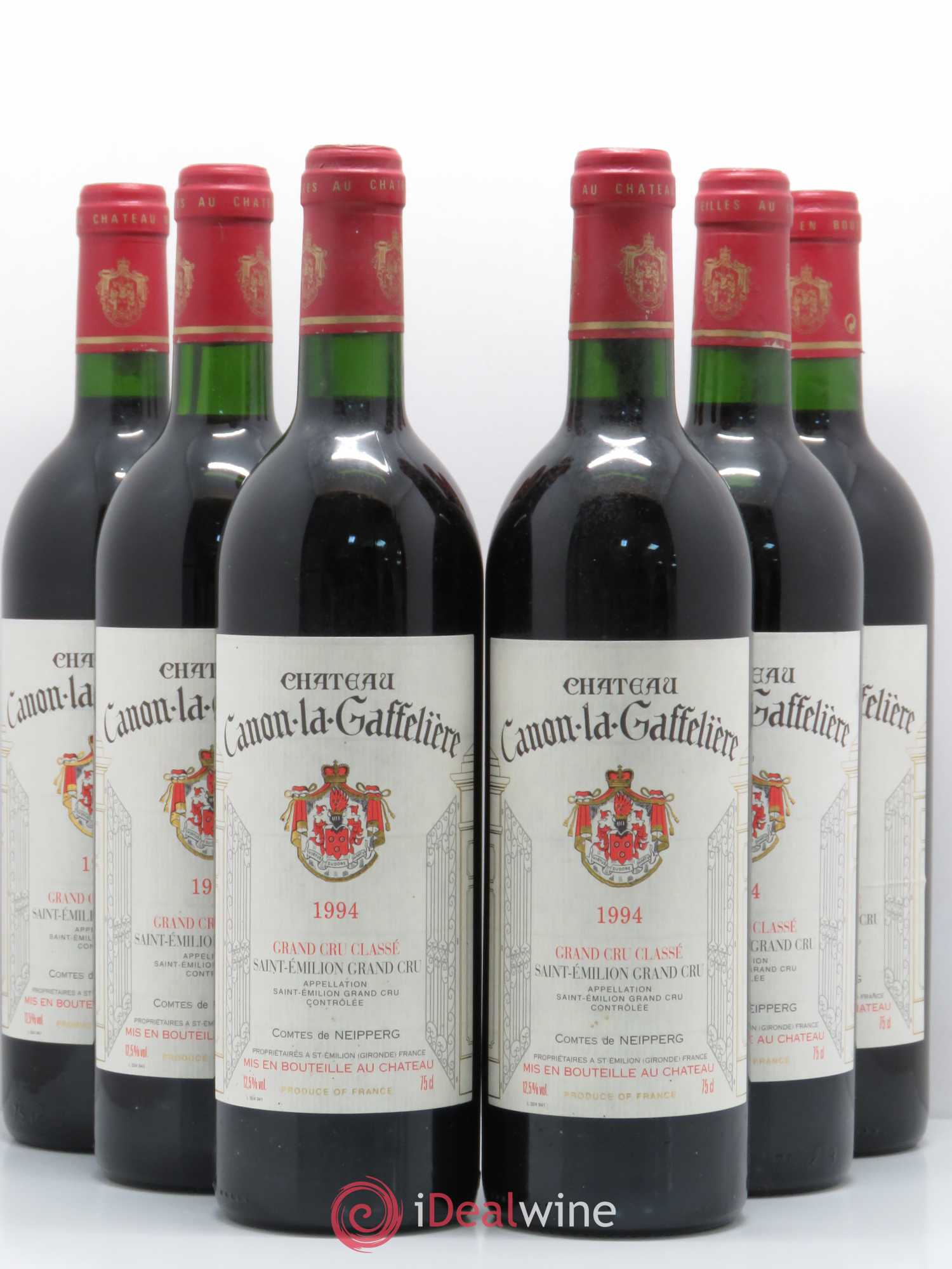 Château Canon la Gaffelière 1er Grand Cru Classé B 1994 - Lot de 6 bouteilles - 0
