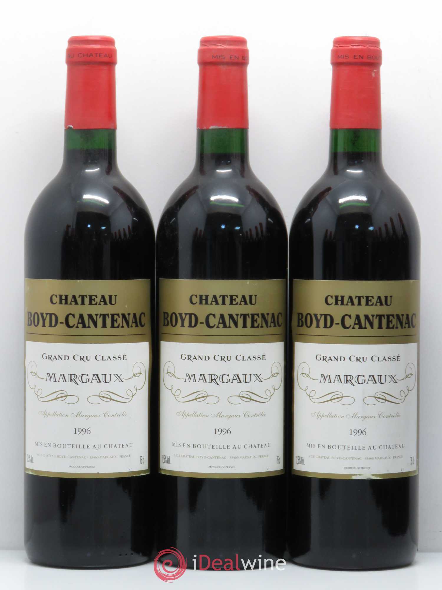 Château Boyd Cantenac 3ème Grand Cru Classé 1996 - Lot de 12 bouteilles - 1
