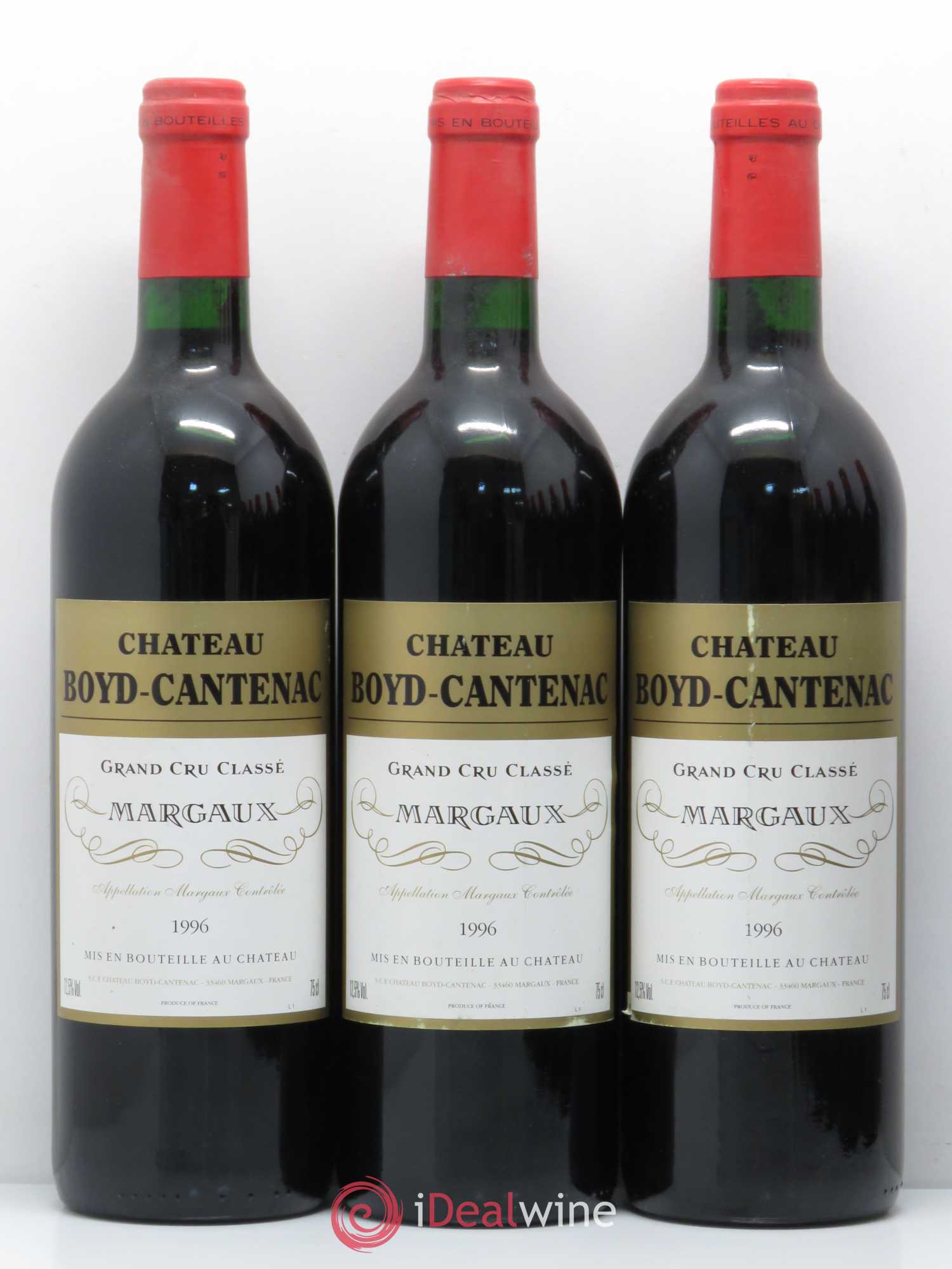 Château Boyd Cantenac 3ème Grand Cru Classé 1996 - Lot de 12 bouteilles - 2