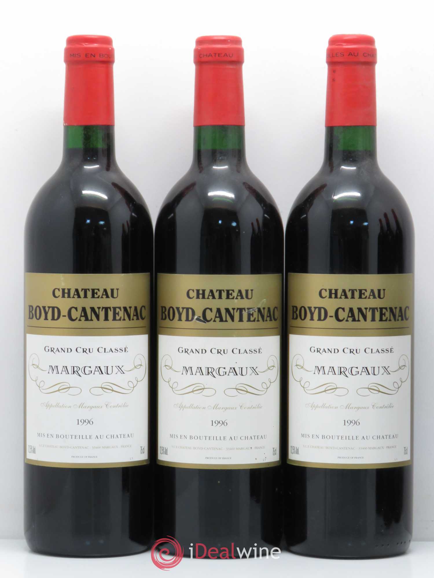 Château Boyd Cantenac 3ème Grand Cru Classé 1996 - Lot de 12 bouteilles - 3
