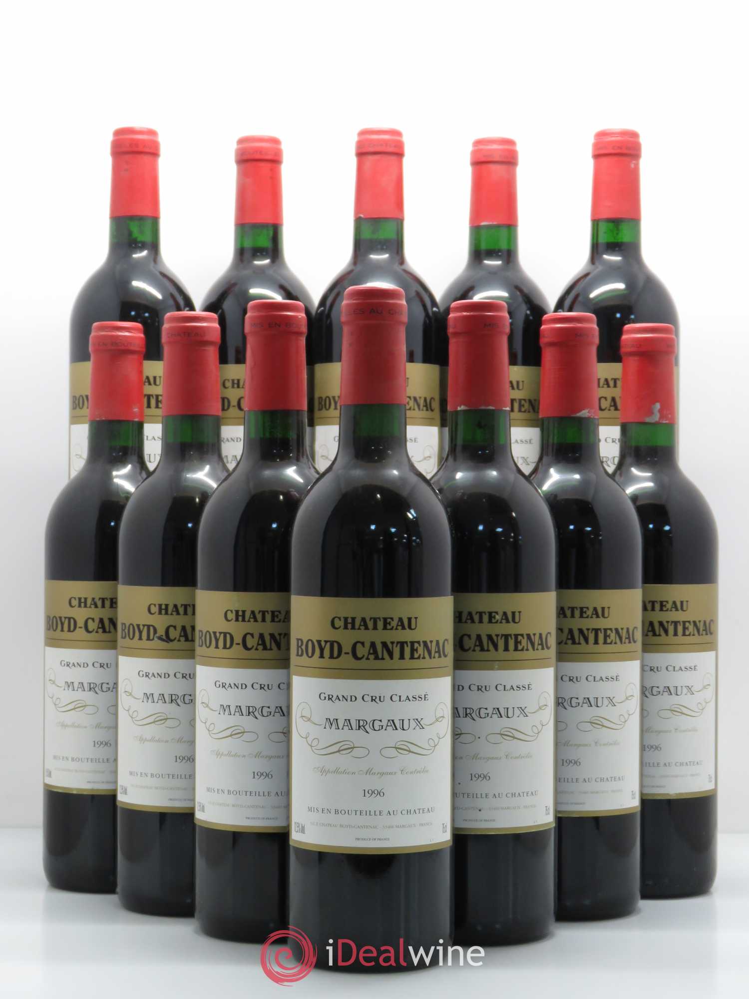 Château Boyd Cantenac 3ème Grand Cru Classé 1996 - Lot de 12 bouteilles - 0