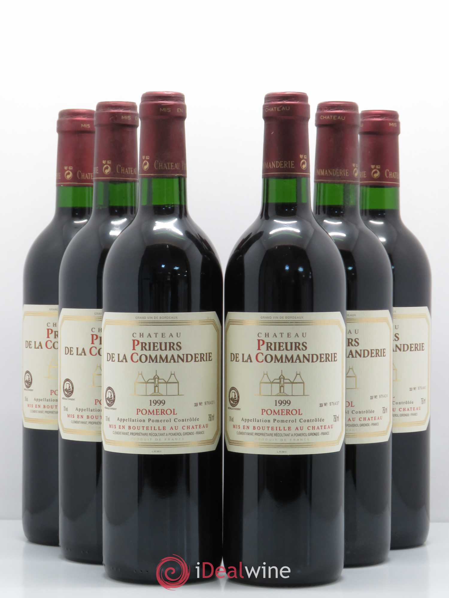 Pomerol 1999 - Posten von 6 Flaschen - 0