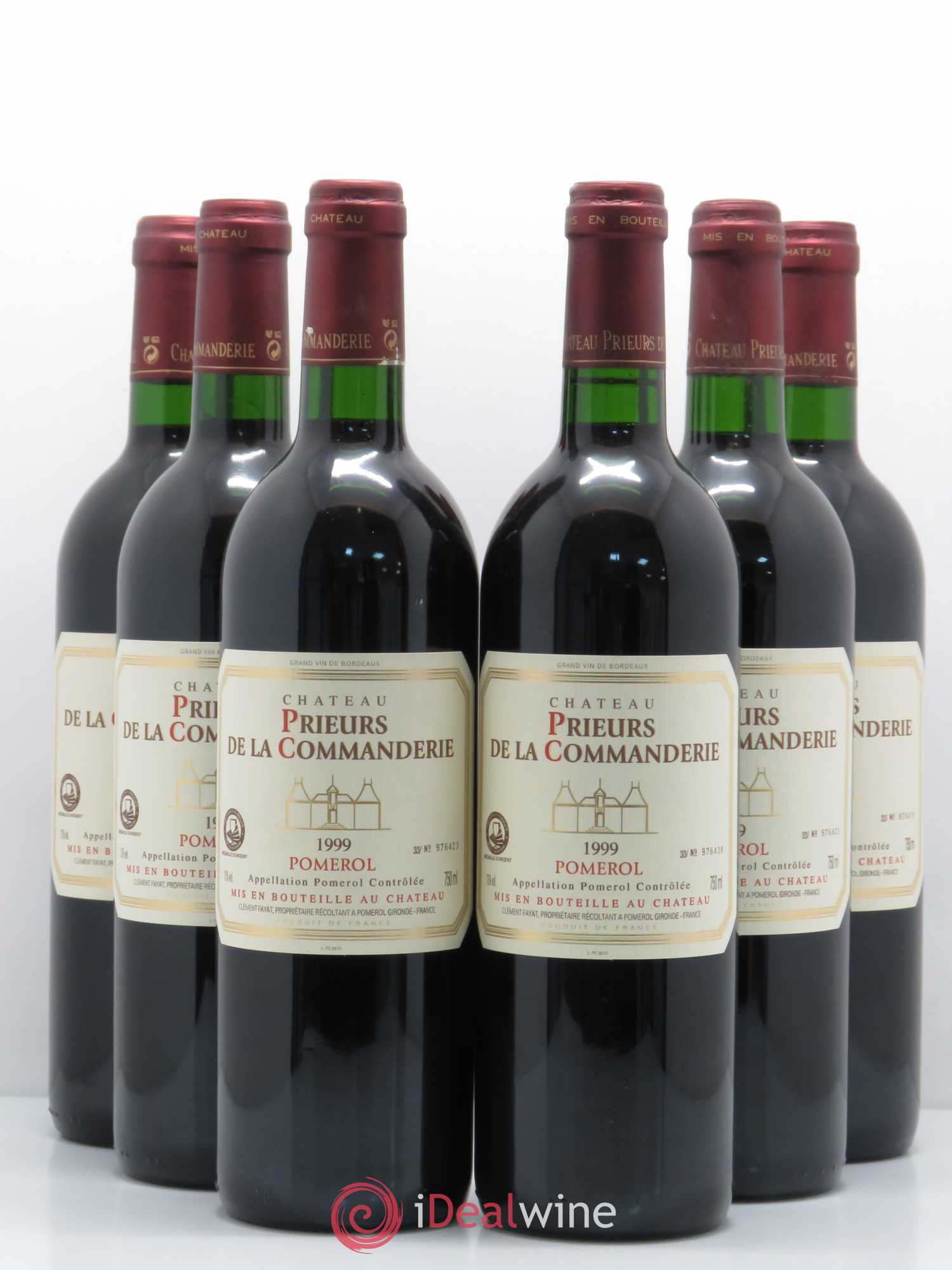 Pomerol 1999 - Posten von 6 Flaschen - 0