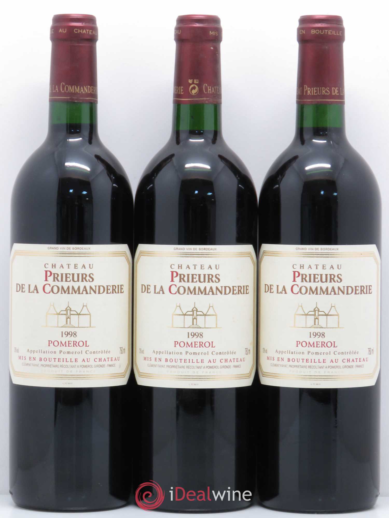 Pomerol 1998 - Posten von 6 Flaschen - 2