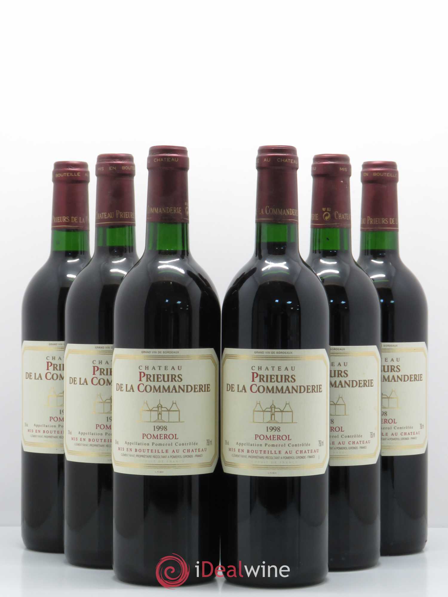 Pomerol 1998 - Posten von 6 Flaschen - 0