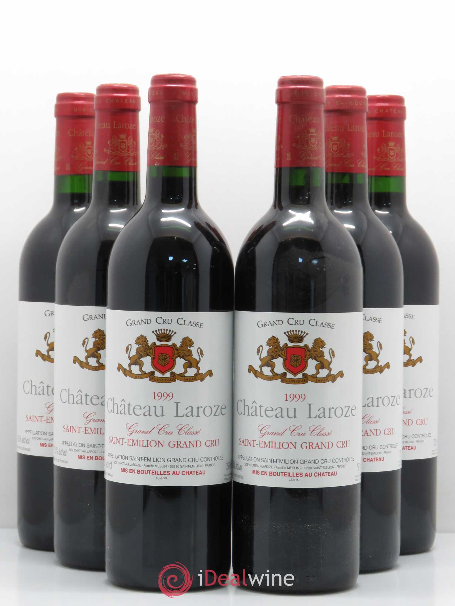 Château Laroze Grand Cru Classé 1999 - Lot de 6 bouteilles - 0