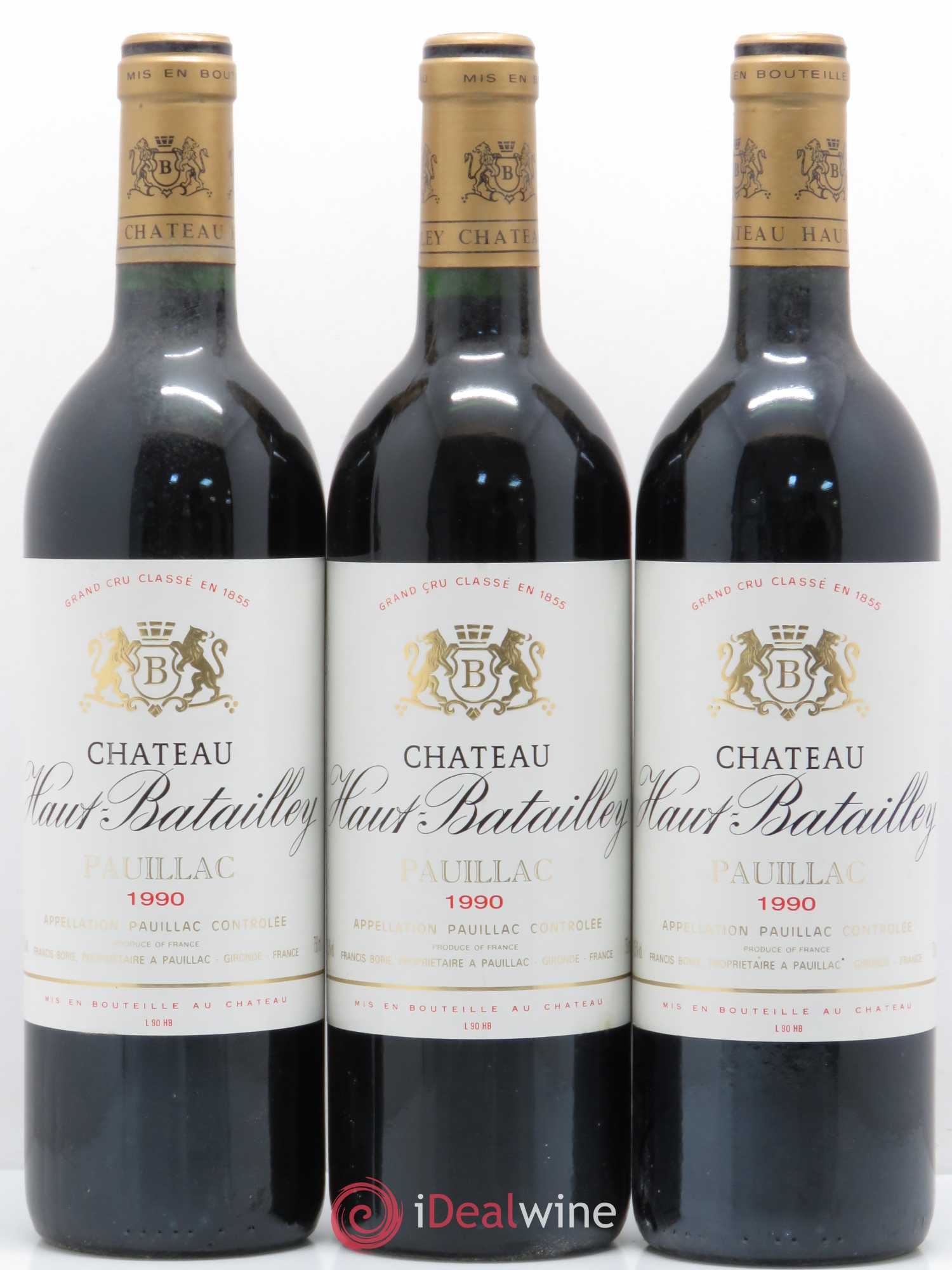 Château Haut Batailley 5ème Grand Cru Classé 1990 - Lot de 6 bouteilles - 2