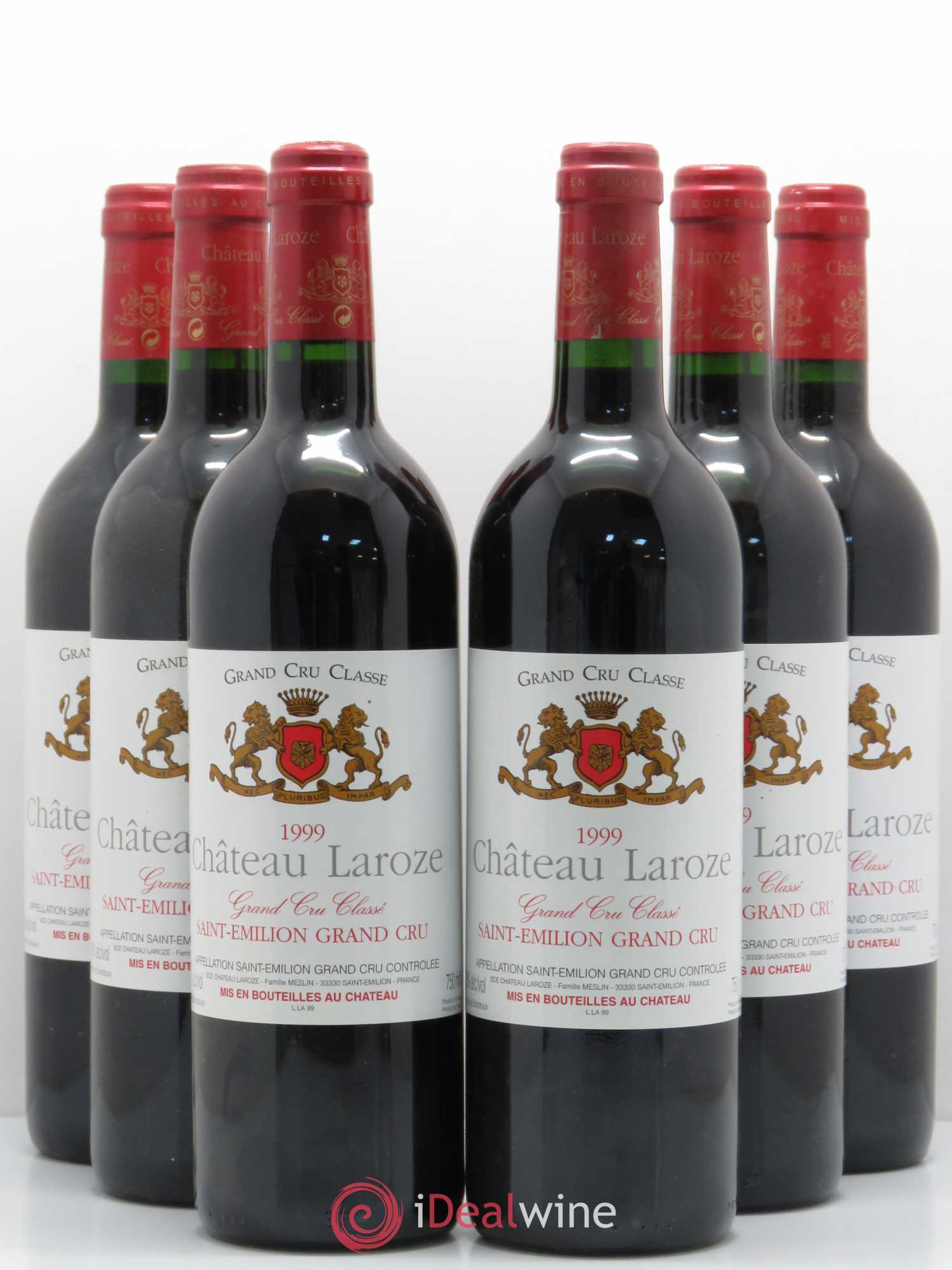 Château Laroze Grand Cru Classé 1999 - Lot de 6 bouteilles - 0