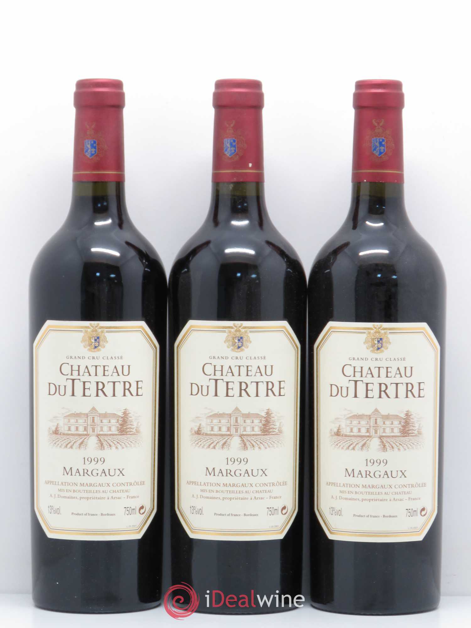 Château du Tertre 5ème Grand Cru Classé 1999 - Lot de 6 bouteilles - 2