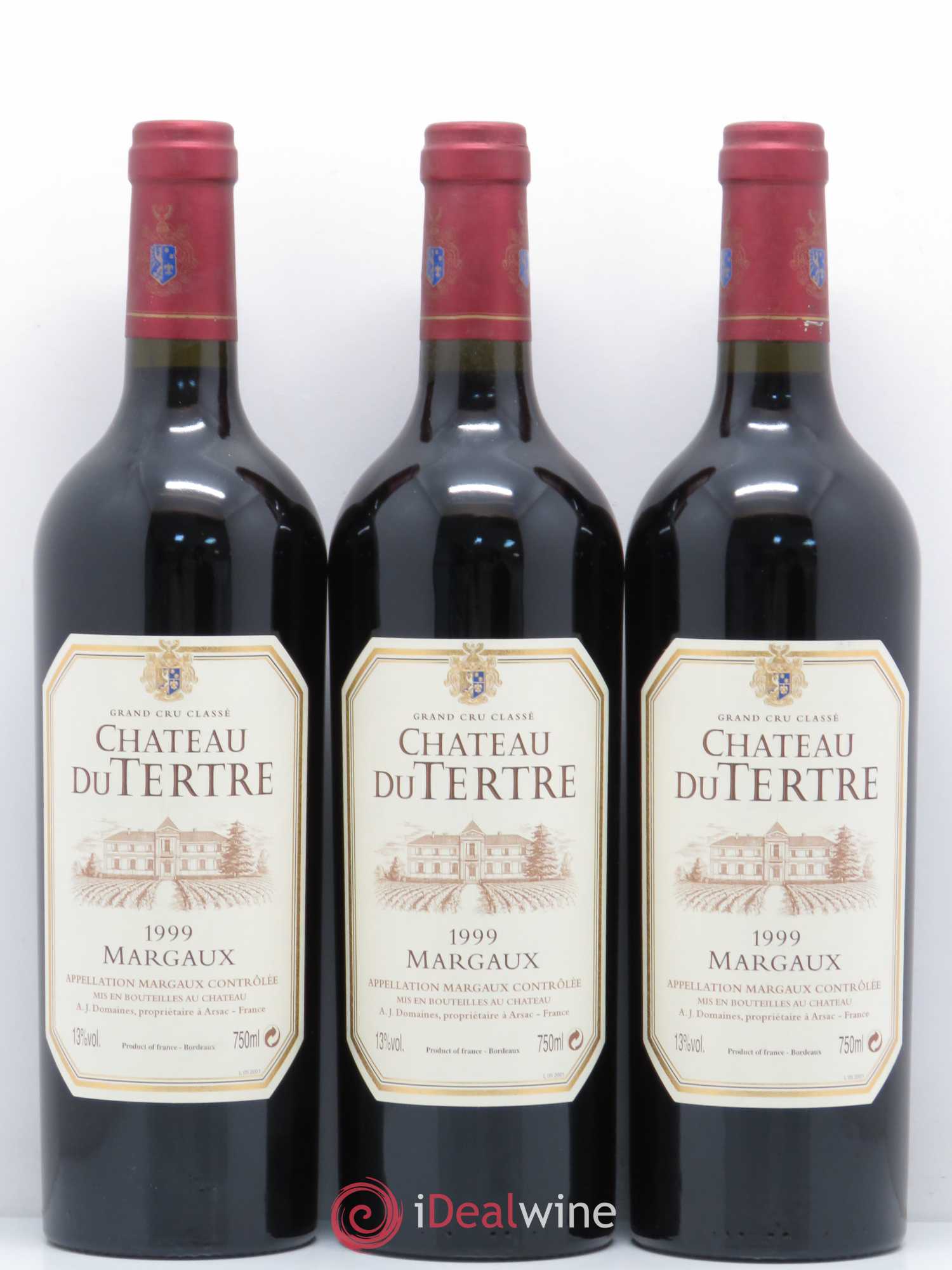 Château du Tertre 5ème Grand Cru Classé 1999 - Lot de 6 bouteilles - 2