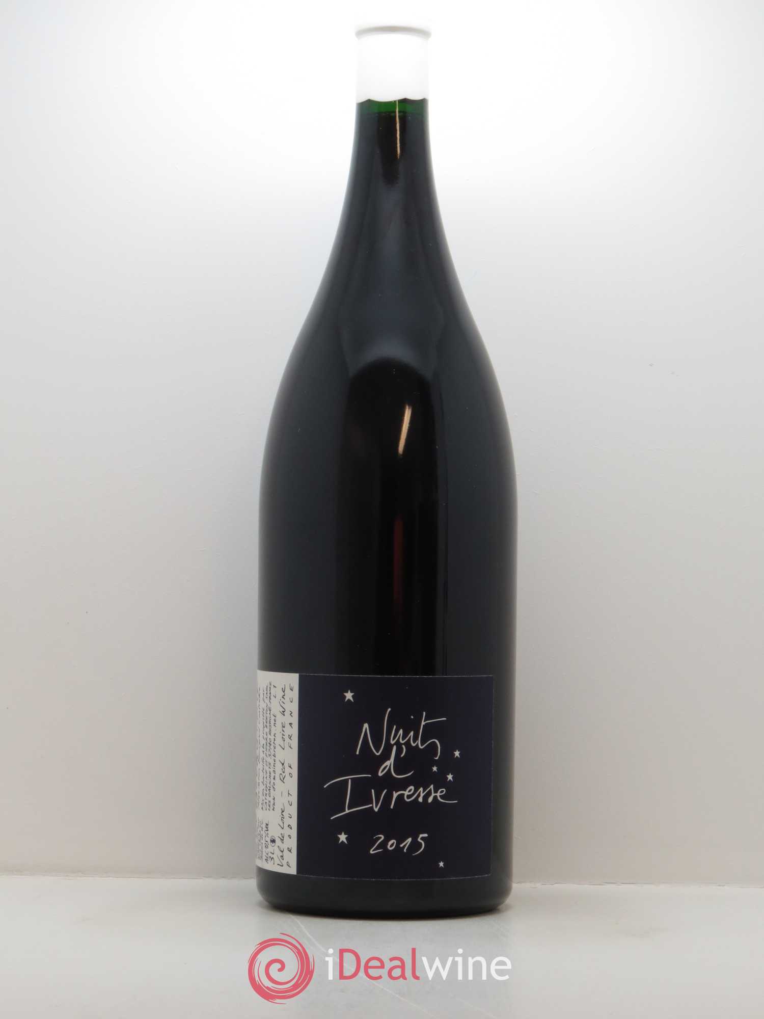 Bourgueil Nuits d'ivresse Catherine et Pierre Breton 2015 - Lot de 1 double magnum - 0