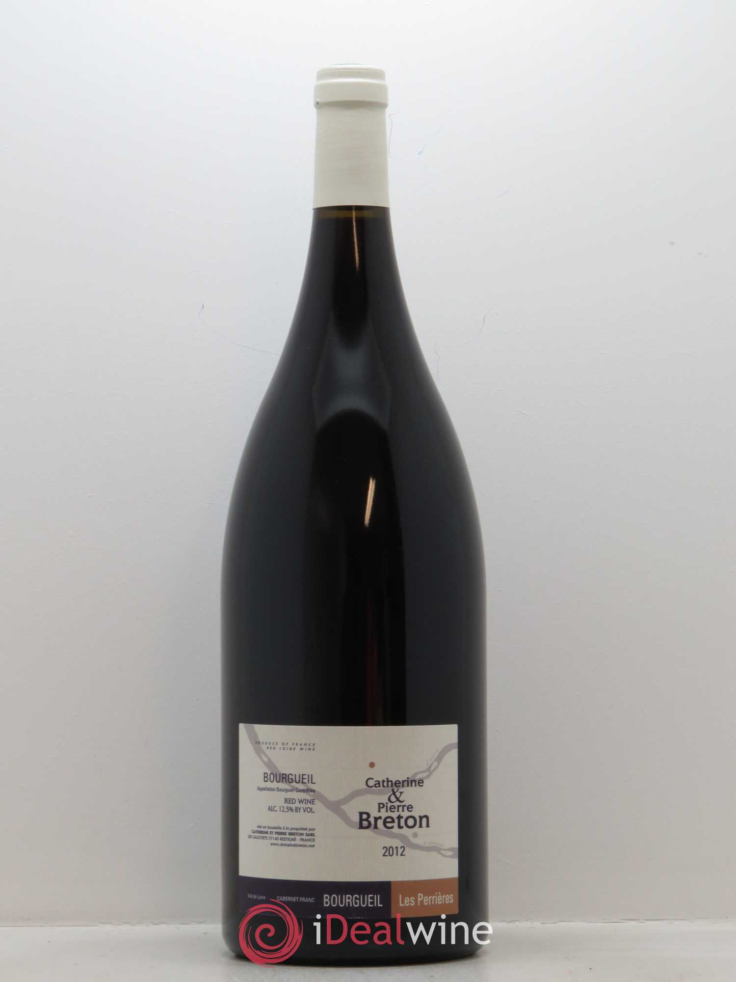 Bourgueil Les Perrières Catherine et Pierre Breton 2012 - Lot de 1 magnum - 0