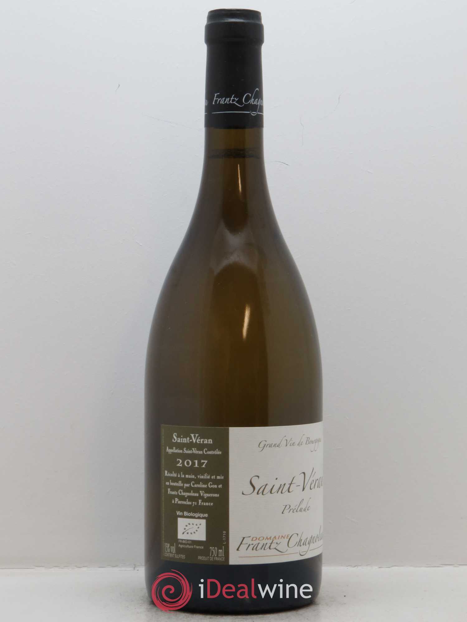 Saint-Véran Prélude Frantz Chagnoleau (Domaine) 2017 - Lot de 1 bouteille - 1