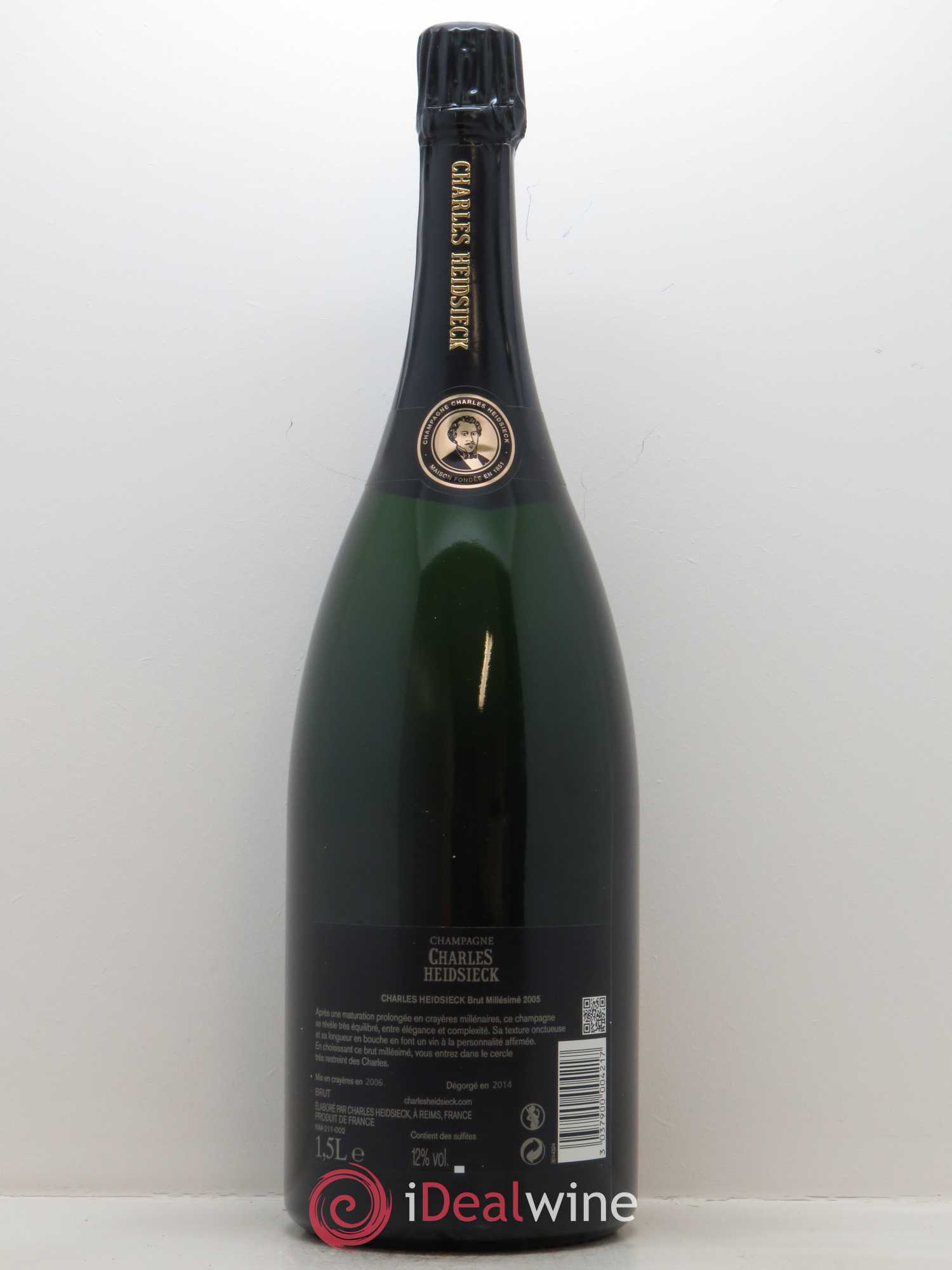 Millésimé Brut Charles Heidsieck 2005 - Lot de 1 magnum - 1