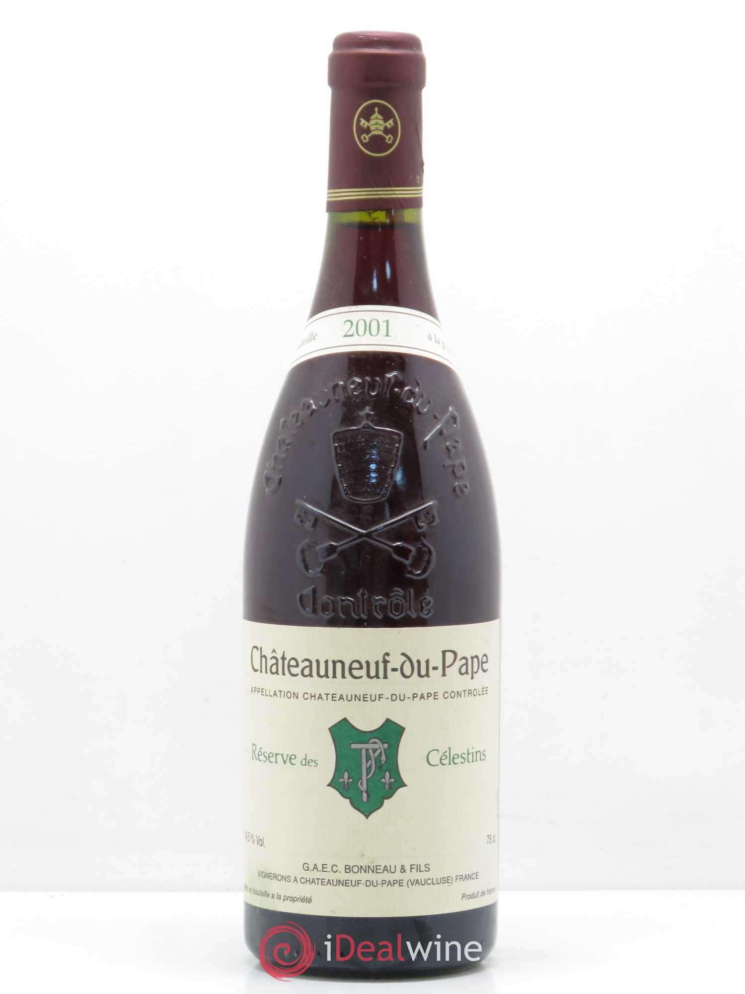Châteauneuf-du-Pape Réserve des Célestins Henri Bonneau & Fils 2001 - Lot de 1 bouteille - 0