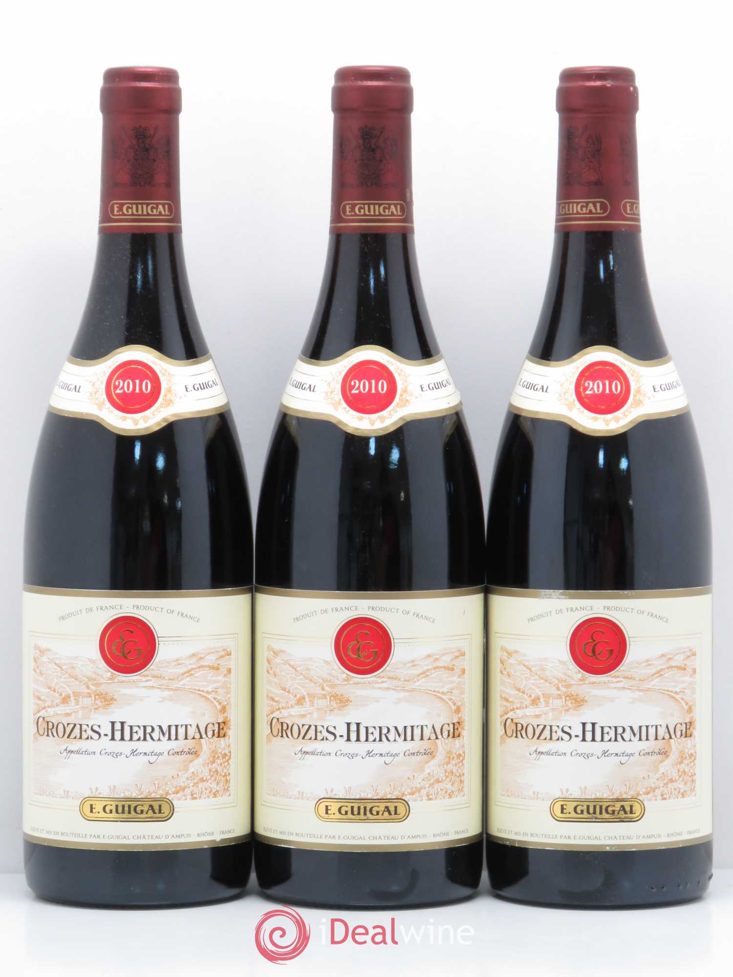 Crozes-Hermitage Guigal 2010 - Lot de 3 bouteilles - 0