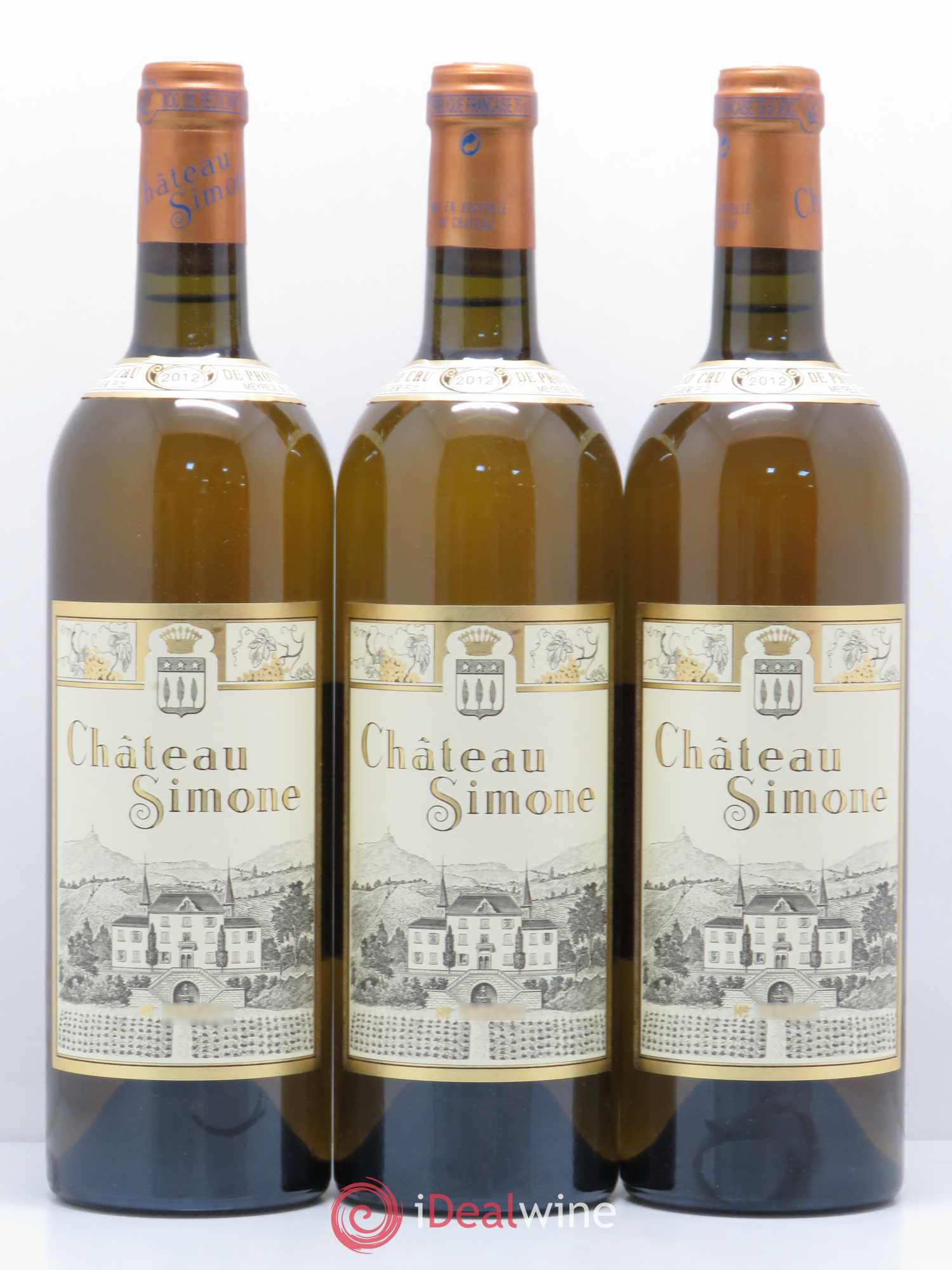 Palette Château Simone Famille Rougier 2012 - Posten von 6 Flaschen - 2