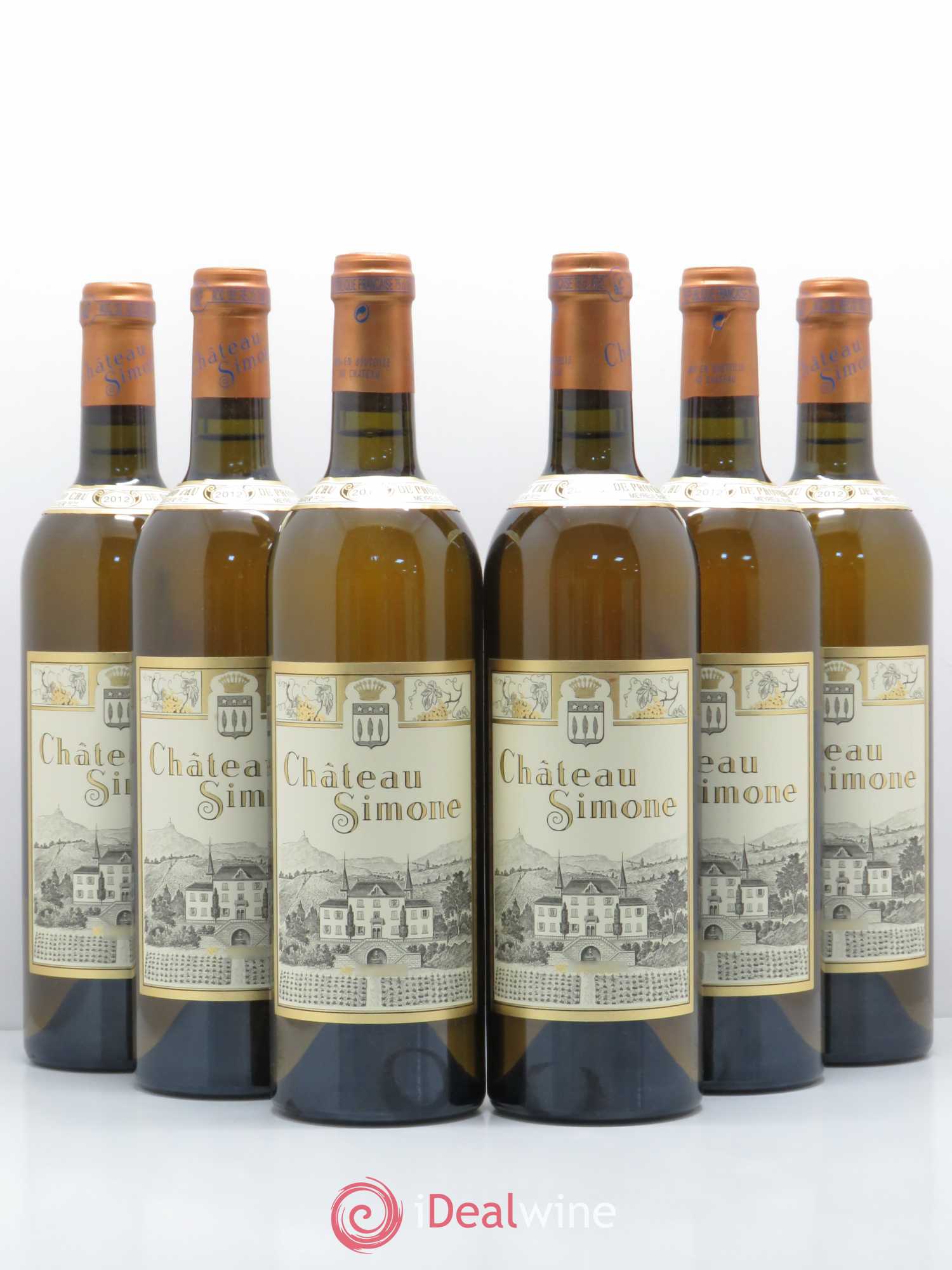 Palette Château Simone Famille Rougier 2012 - Posten von 6 Flaschen - 0