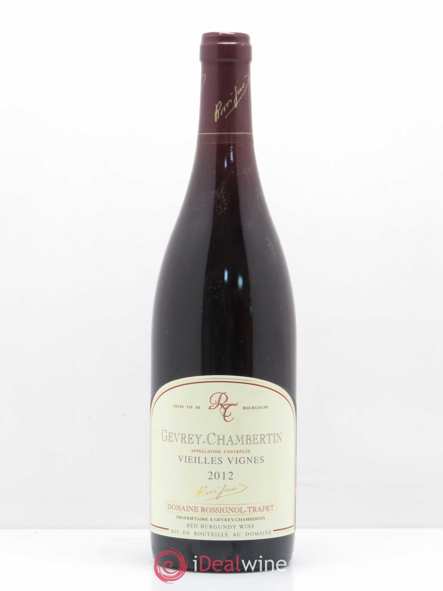Gevrey-Chambertin Vieilles vignes Rossignol-Trapet (Domaine) 2012 - Lot de 1 bouteille - 0