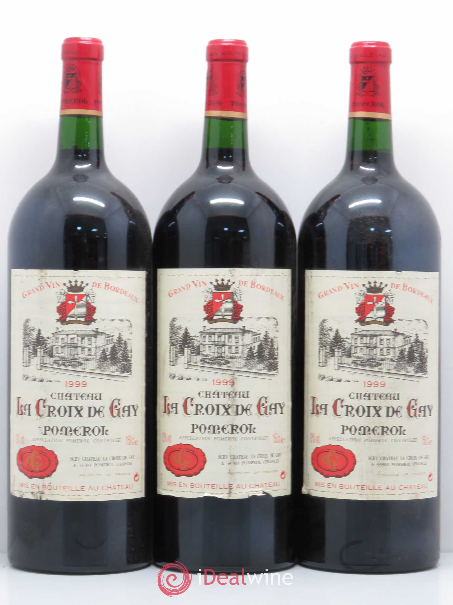 Château la Croix de Gay (sans prix de réserve) 1999 - Lot de 3 magnums - 0
