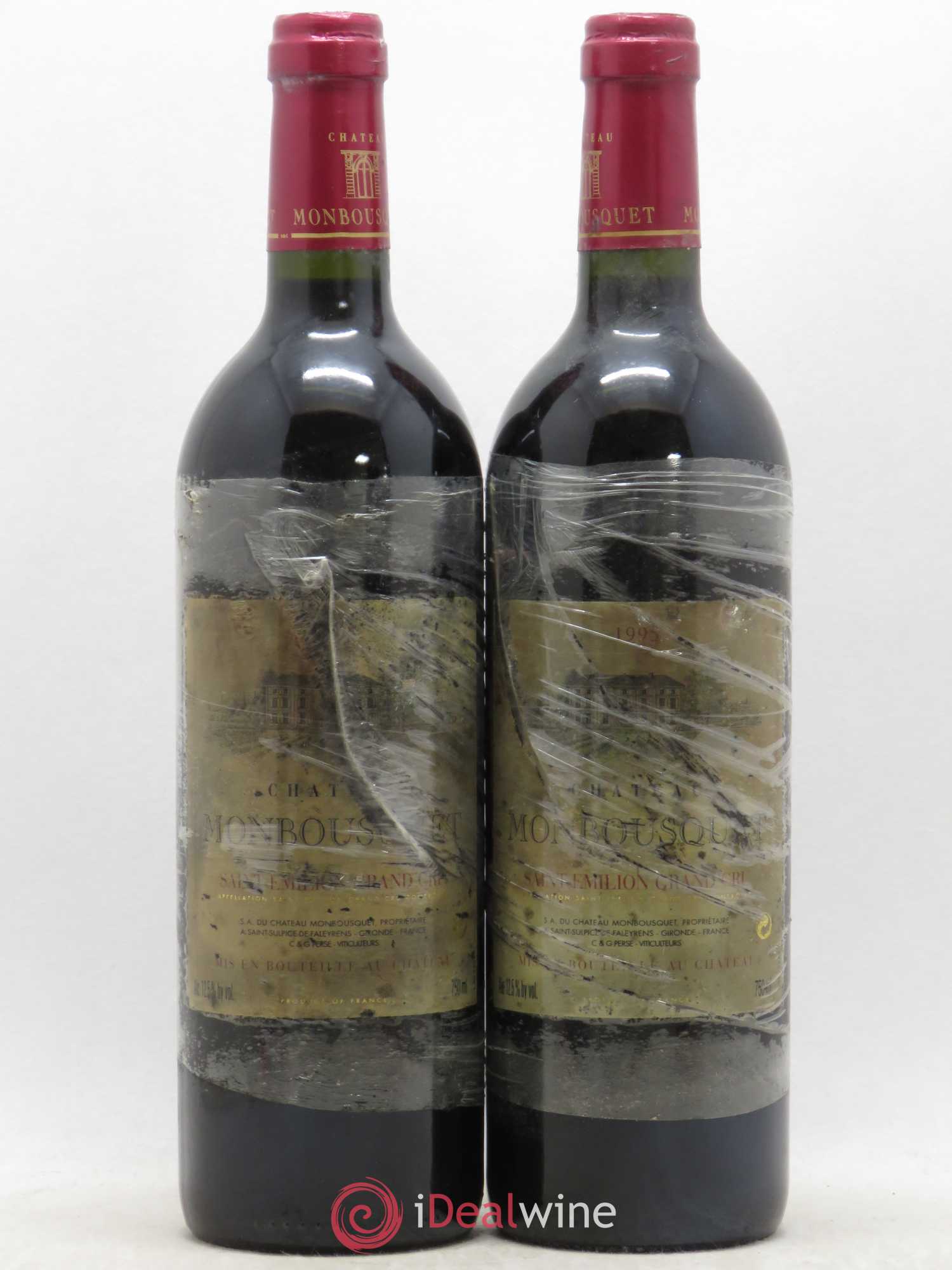 Château Monbousquet Grand Cru Classé 1995 - Lot de 2 bouteilles - 0