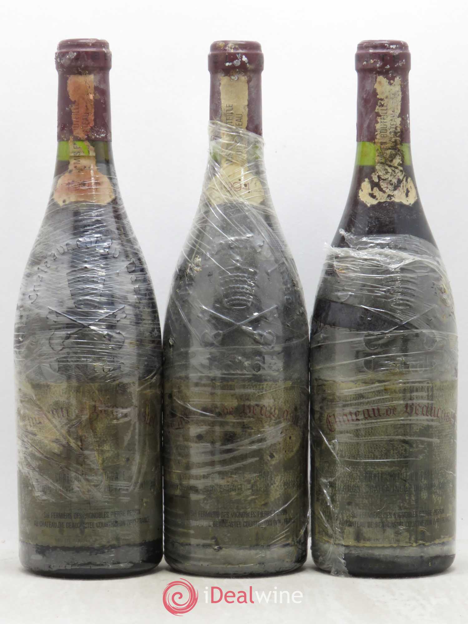 Châteauneuf-du-Pape Château de Beaucastel Famille Perrin 1994 - Lot de 3 bouteilles - 0