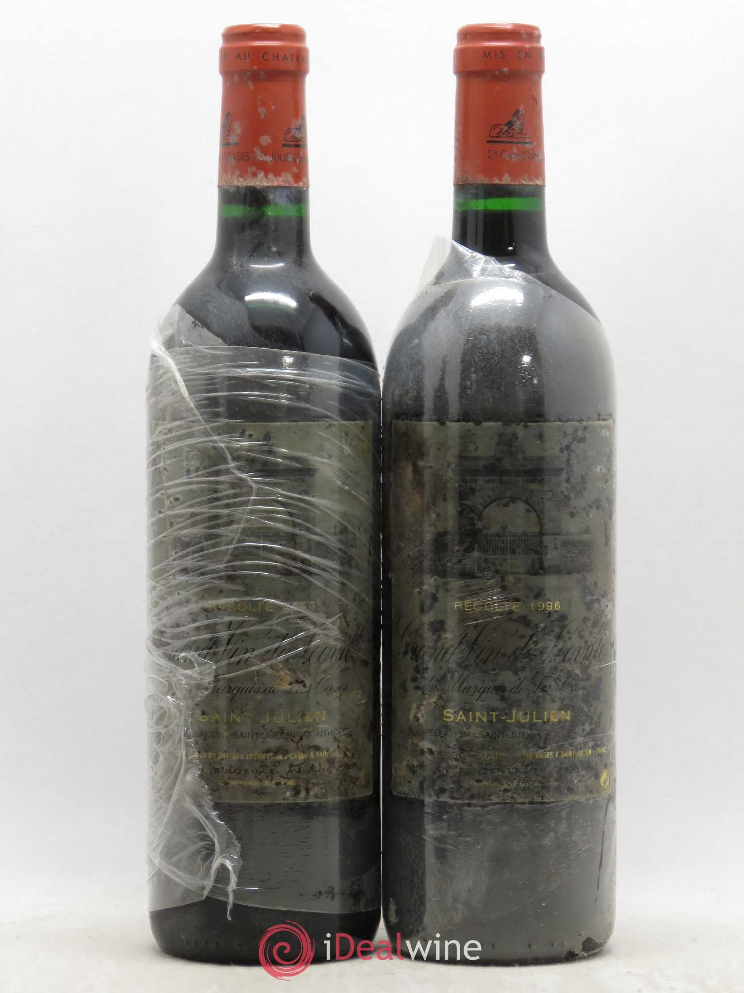 Château Léoville Las Cases 2ème Grand Cru Classé 1996 - Lot de 2 bouteilles - 0