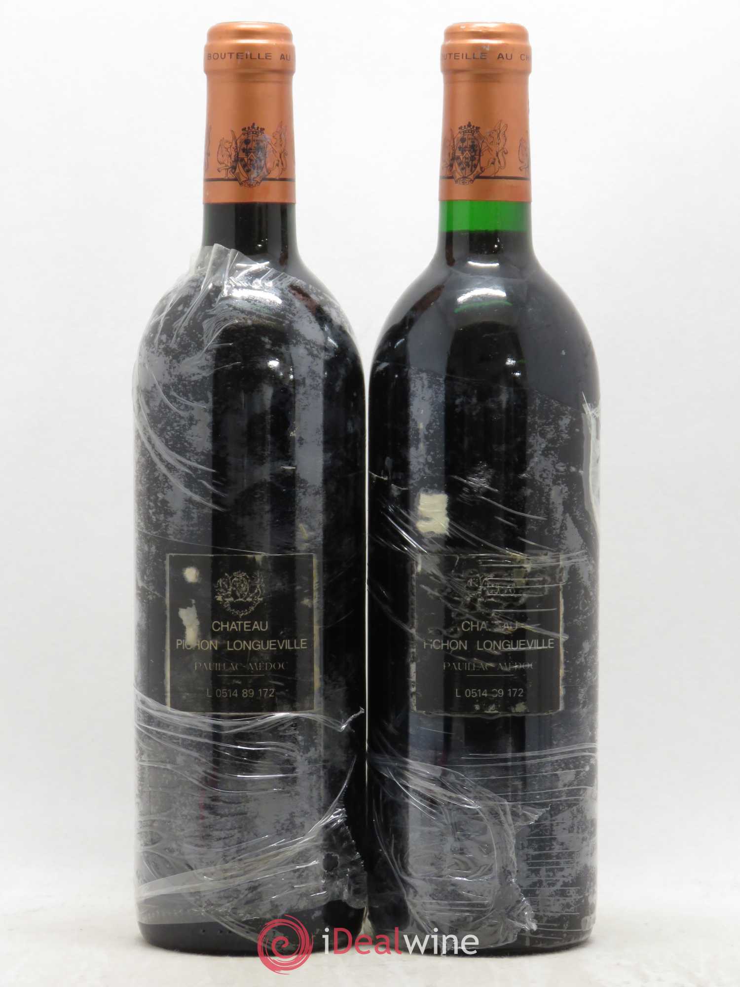 Pichon Longueville Baron 2ème Grand Cru Classé 1989 - Lotto di 2 bottiglie - 1