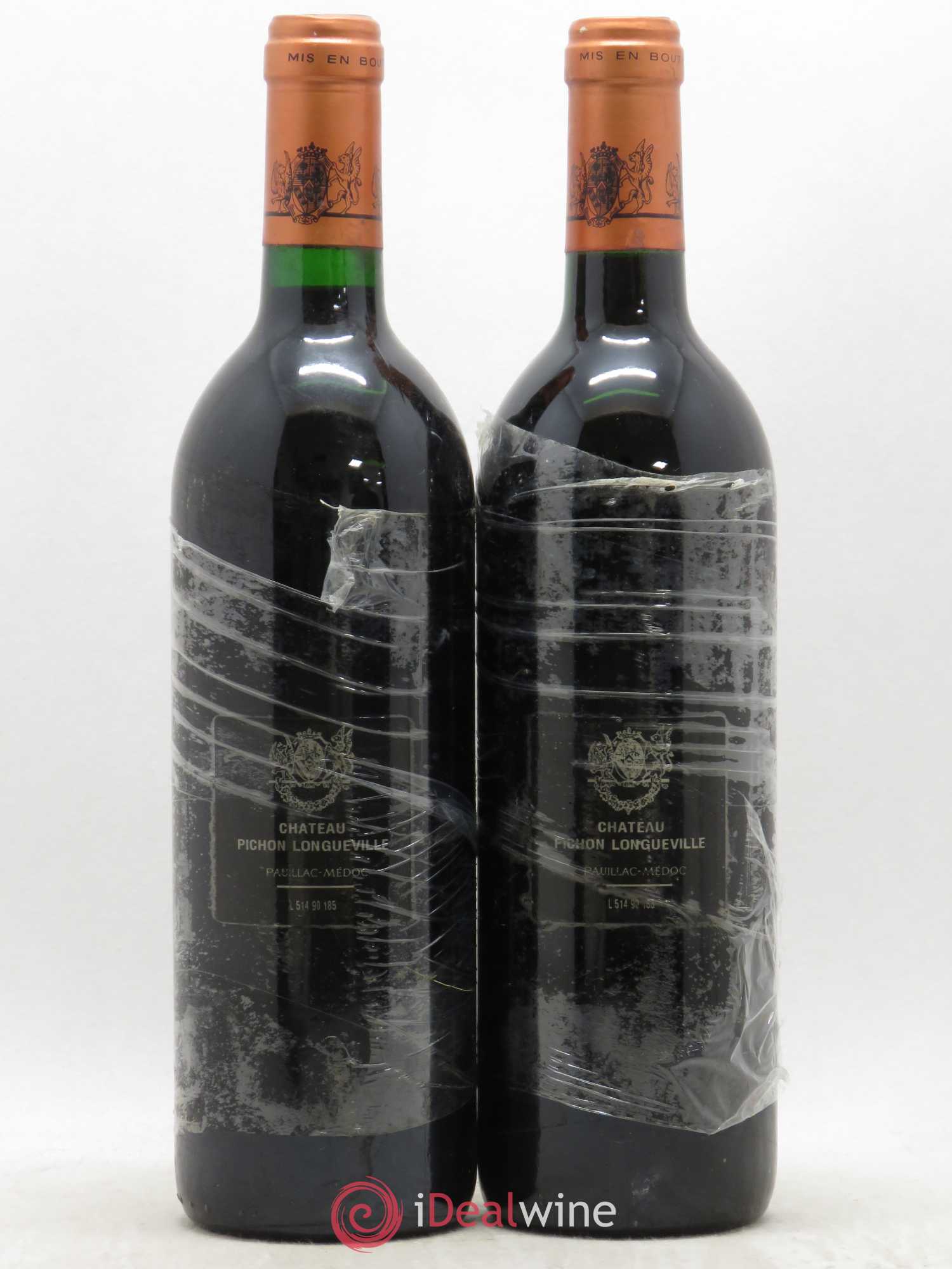 Pichon Longueville Baron 2ème Grand Cru Classé 1990 - Lot de 2 bouteilles - 1