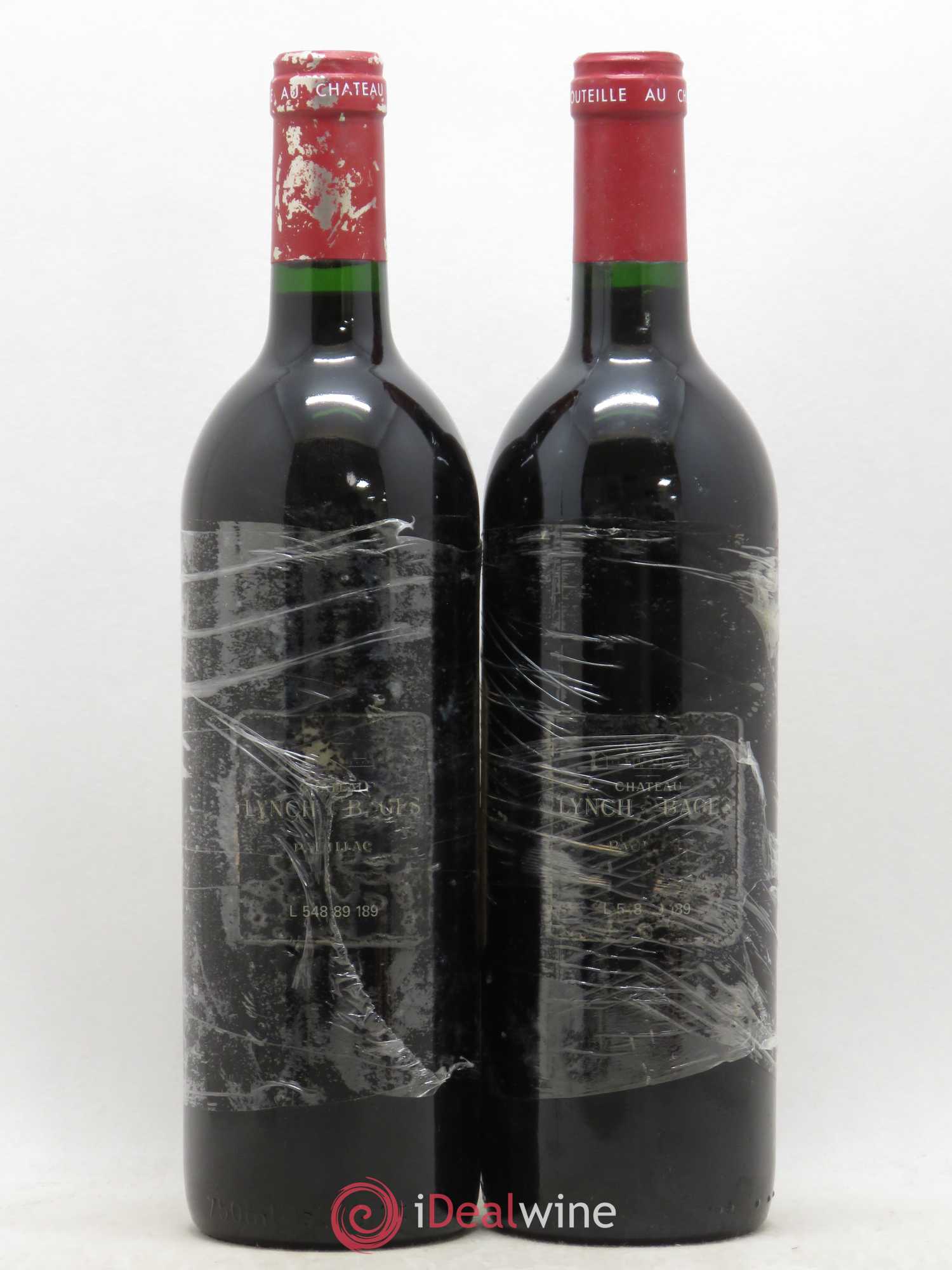 Château Lynch Bages 5ème Grand Cru Classé 1989 - Lot de 2 bouteilles - 1