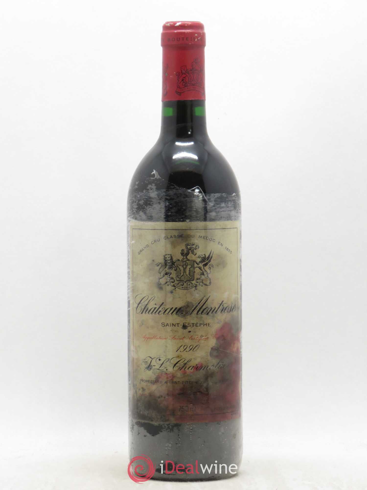 Château Montrose 2ème Grand Cru Classé 1990 - Lot de 1 bouteille - 0