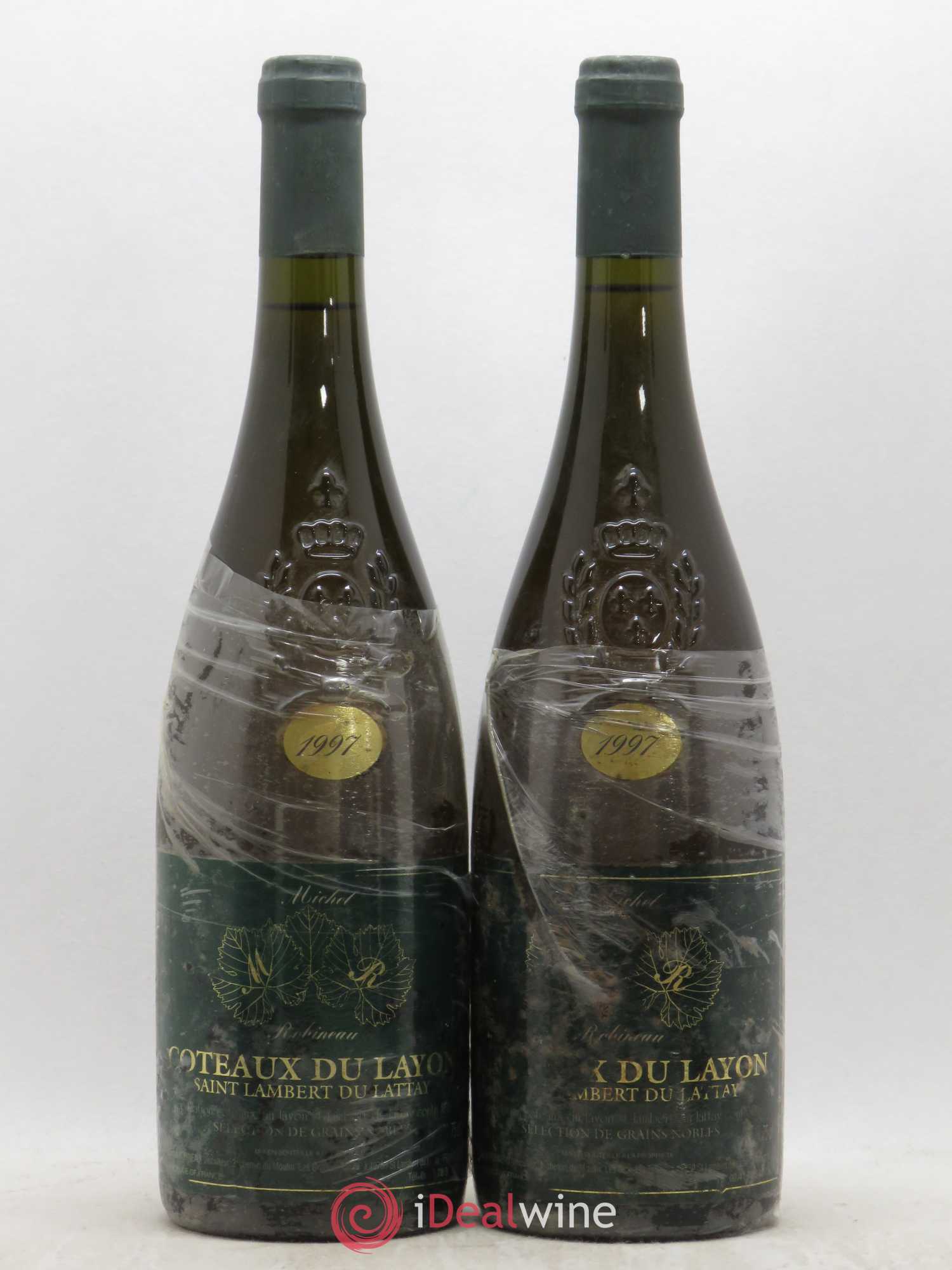 Coteaux du Layon Saint Lambert du Lattay Selection de Grains nobles Robineau 1997 - Lotto di 5 bottiglie - 2