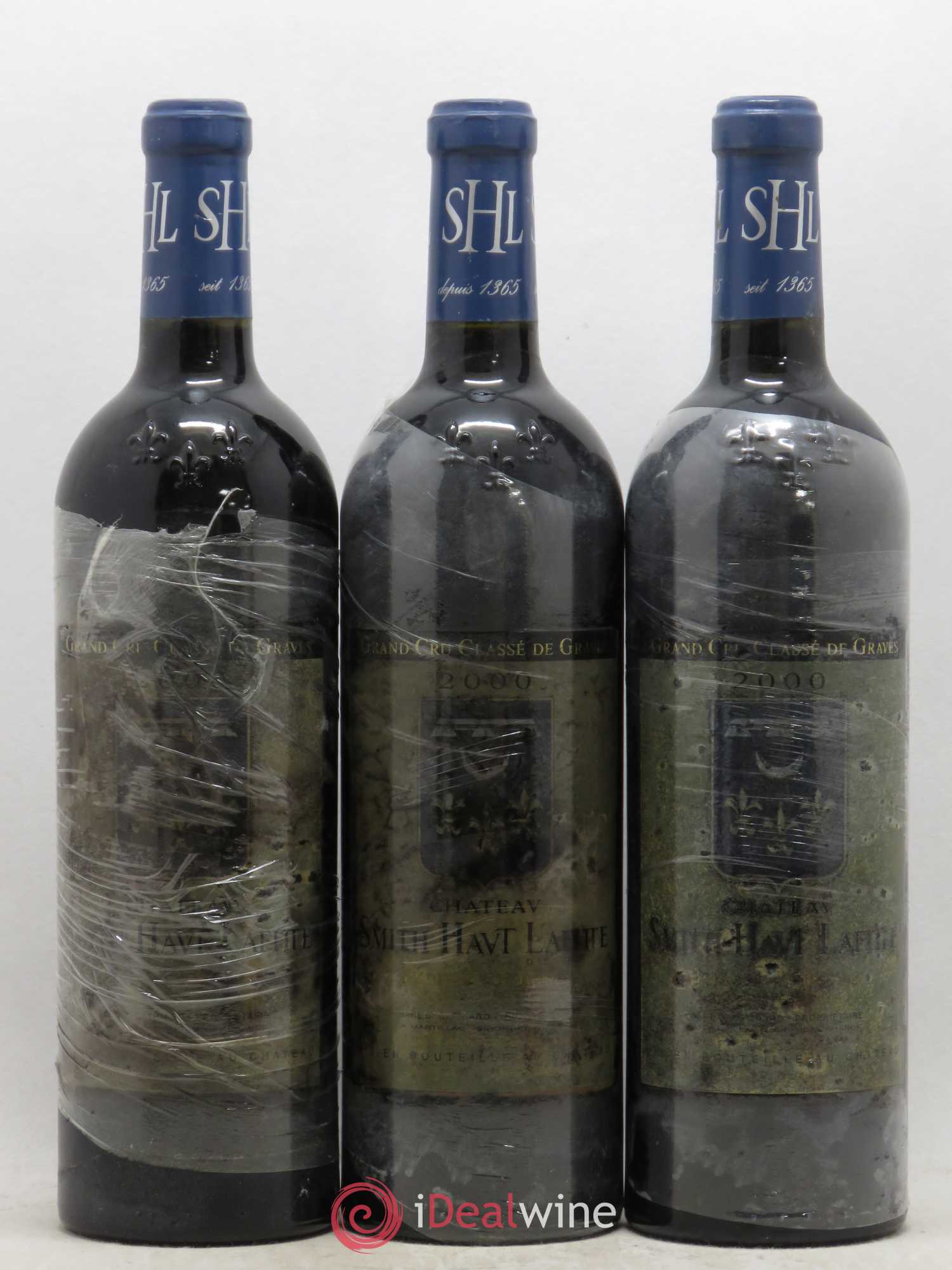 Château Smith Haut Lafitte Cru Classé de Graves 2000 - Lot de 3 bouteilles - 0