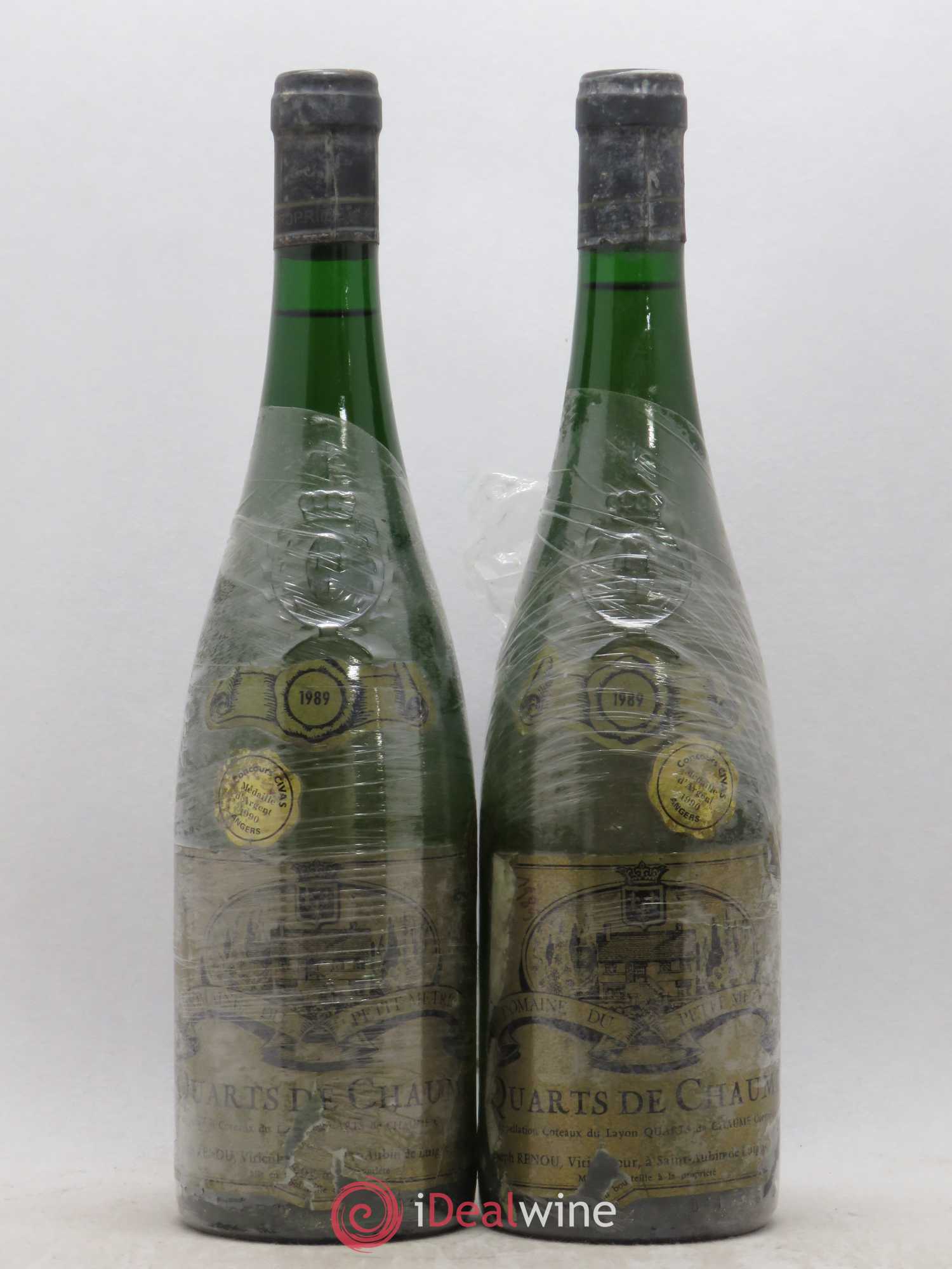 Quarts de Chaume Domaine des Petits Quarts Godineau 1989 - Lotto di 2 bottiglie - 0