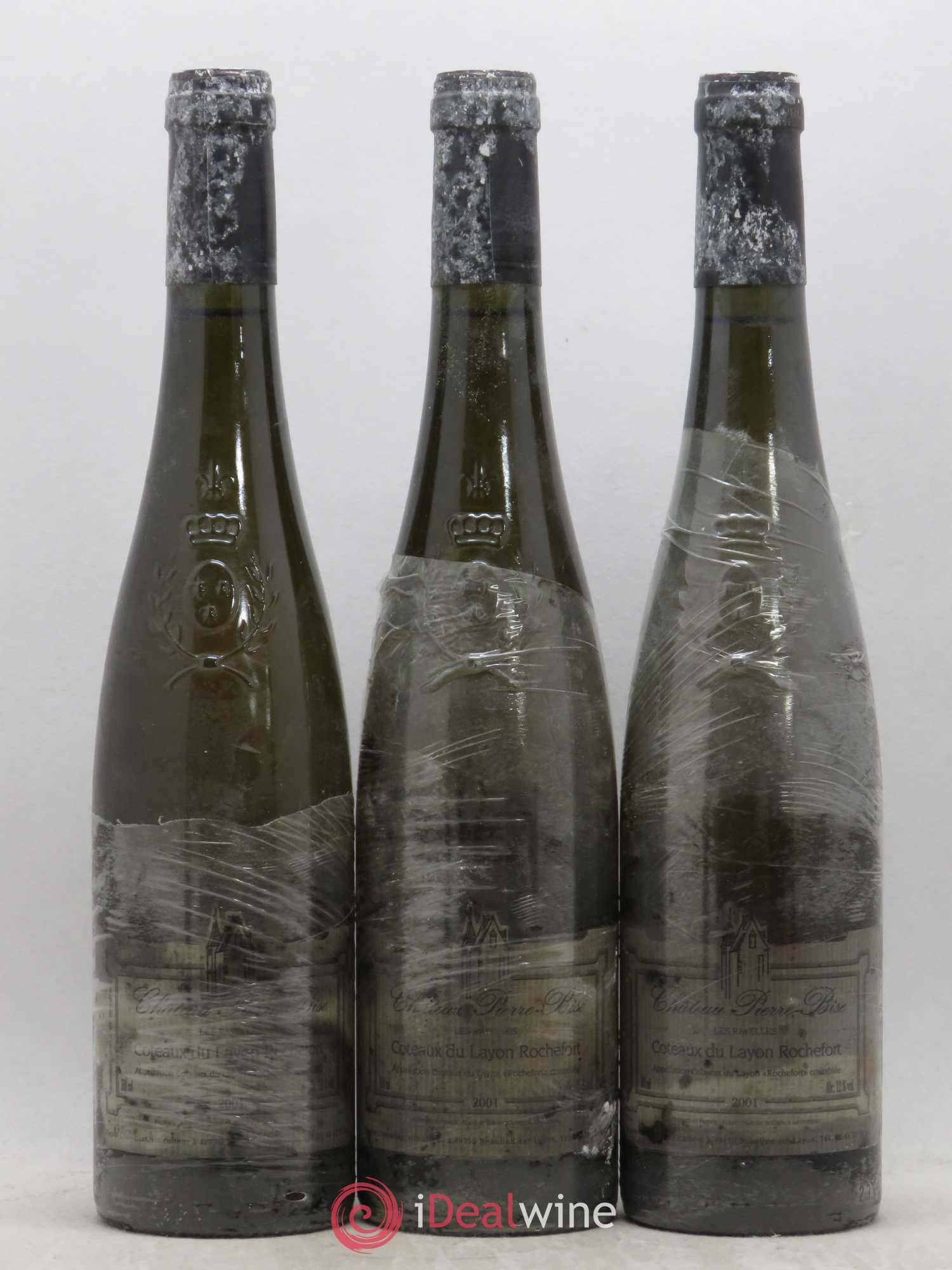 Coteaux du Layon Rochefort Les Rayelles Château Pierre Bise 2001 - Lotto di 3 bottiglie - 0