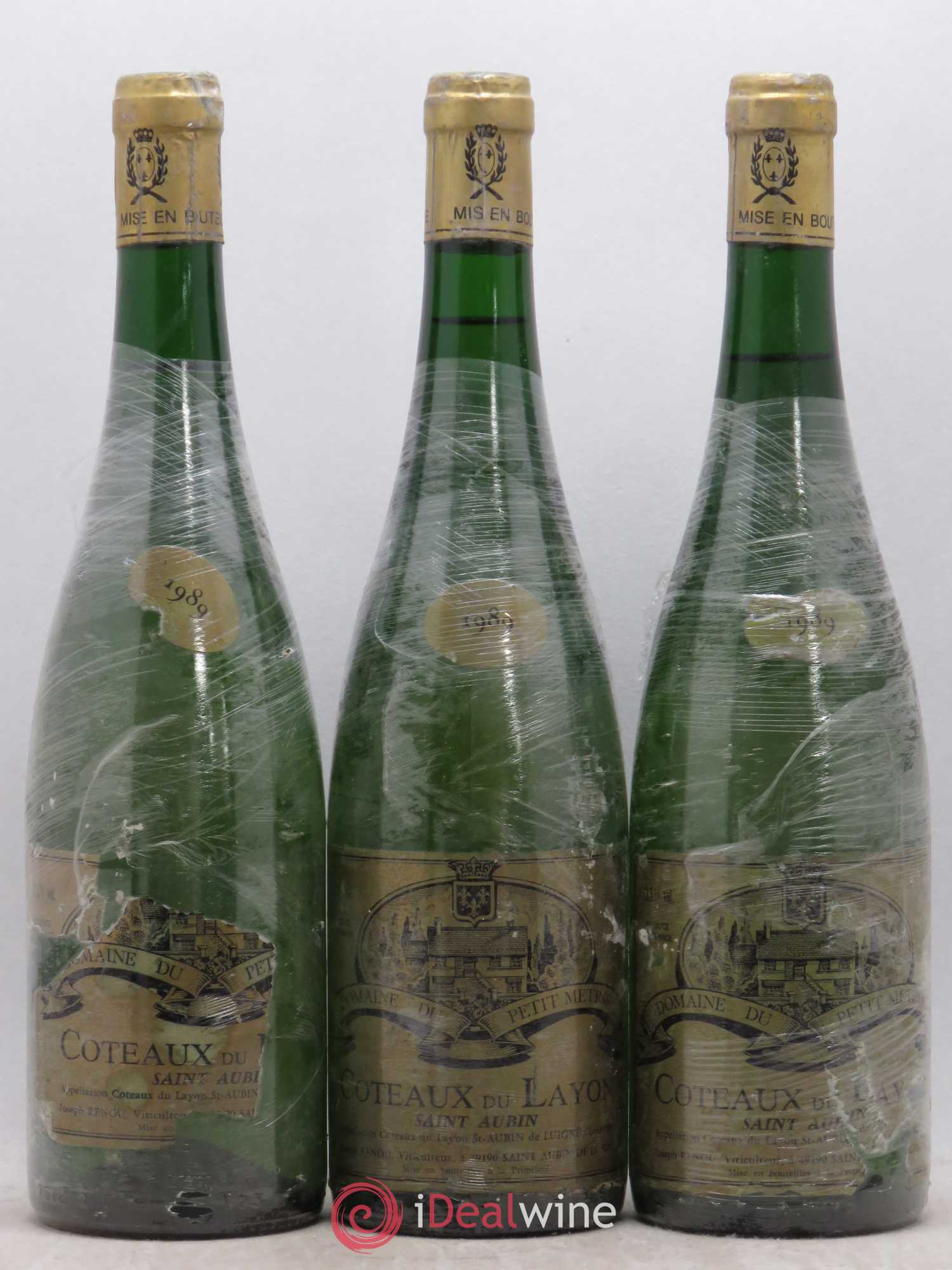 Coteaux du Layon Domaine du Petit Metris 1989 - Lotto di 3 bottiglie - 0