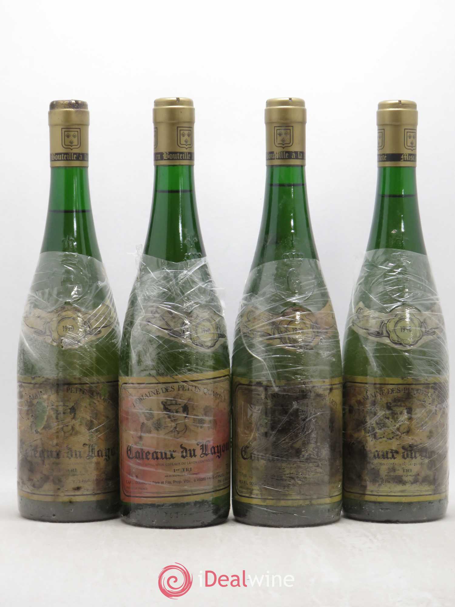 Coteaux du Layon Première trie Domaine des Petits Quarts (sans prix de réserve) 1990 - Lotto di 4 bottiglie - 0