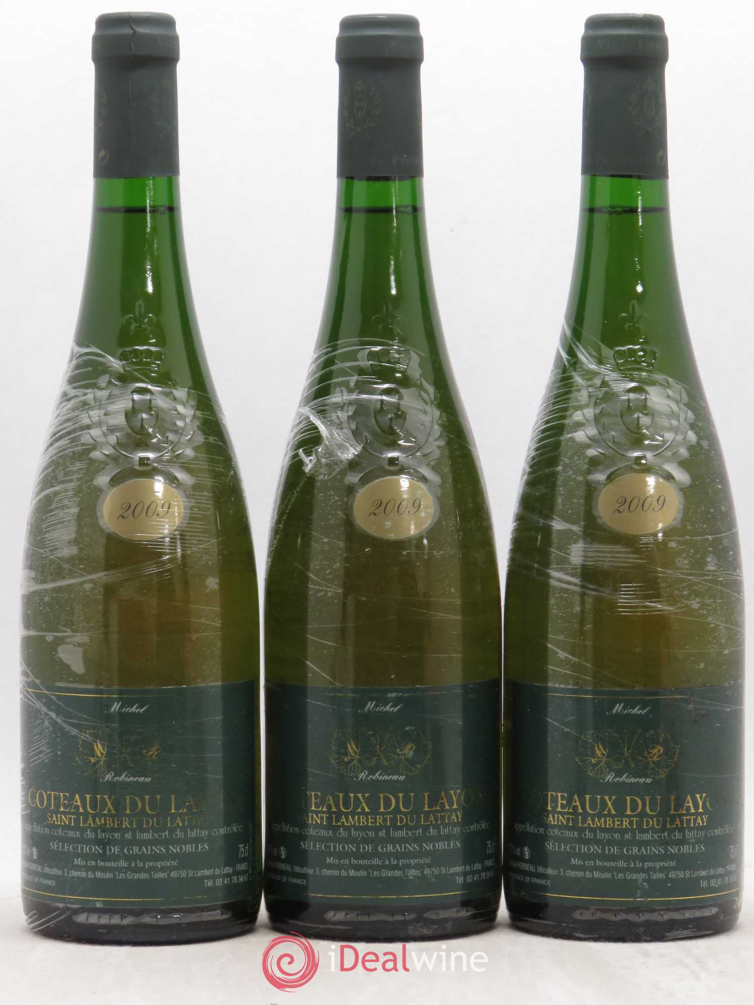 Coteaux du Layon Saint Lambert du Lattay Selection de Grains nobles Robineau 2009 - Lotto di 6 bottiglie - 1