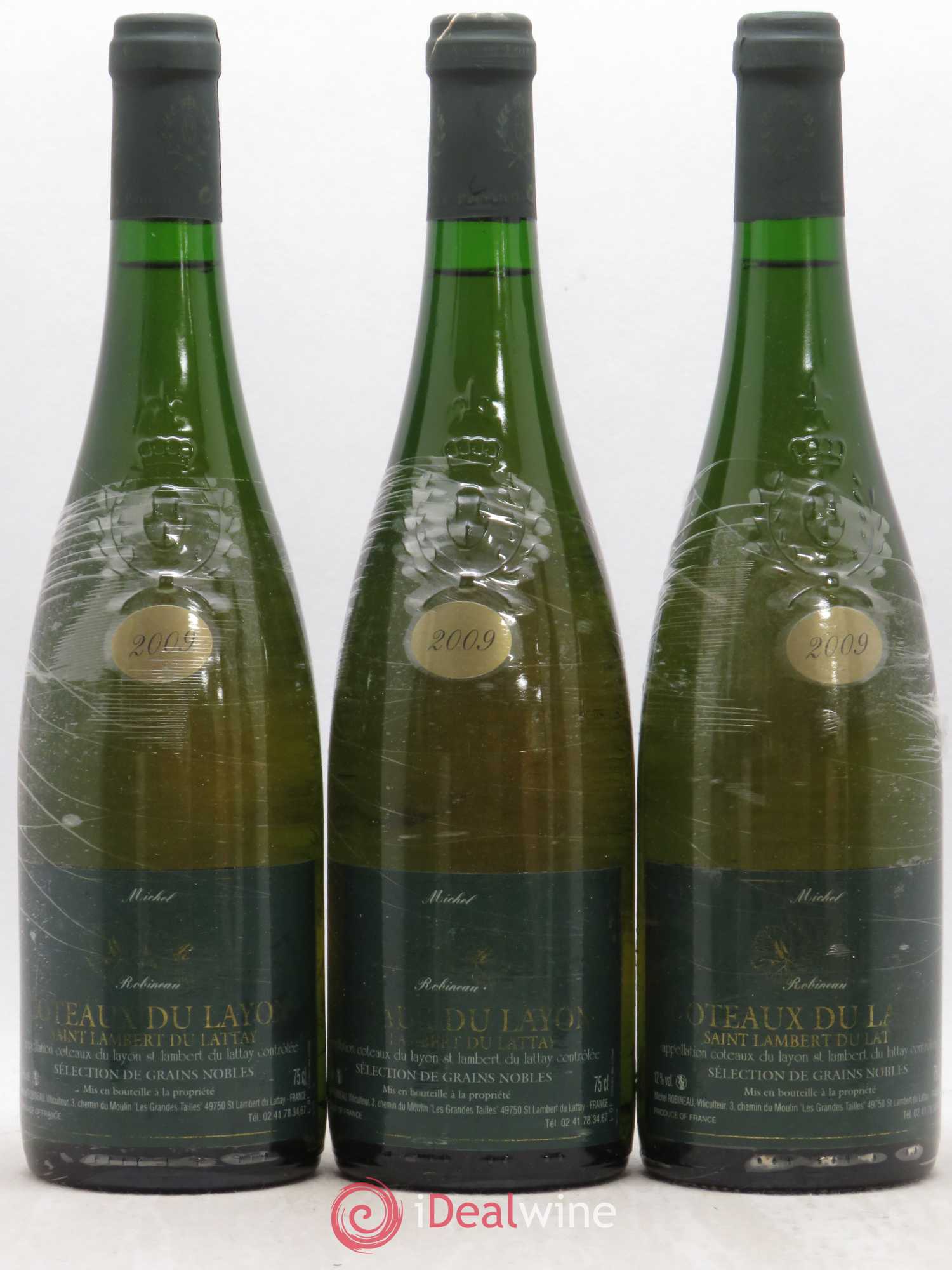 Coteaux du Layon Saint Lambert du Lattay Selection de Grains nobles Robineau 2009 - Lotto di 6 bottiglie - 2