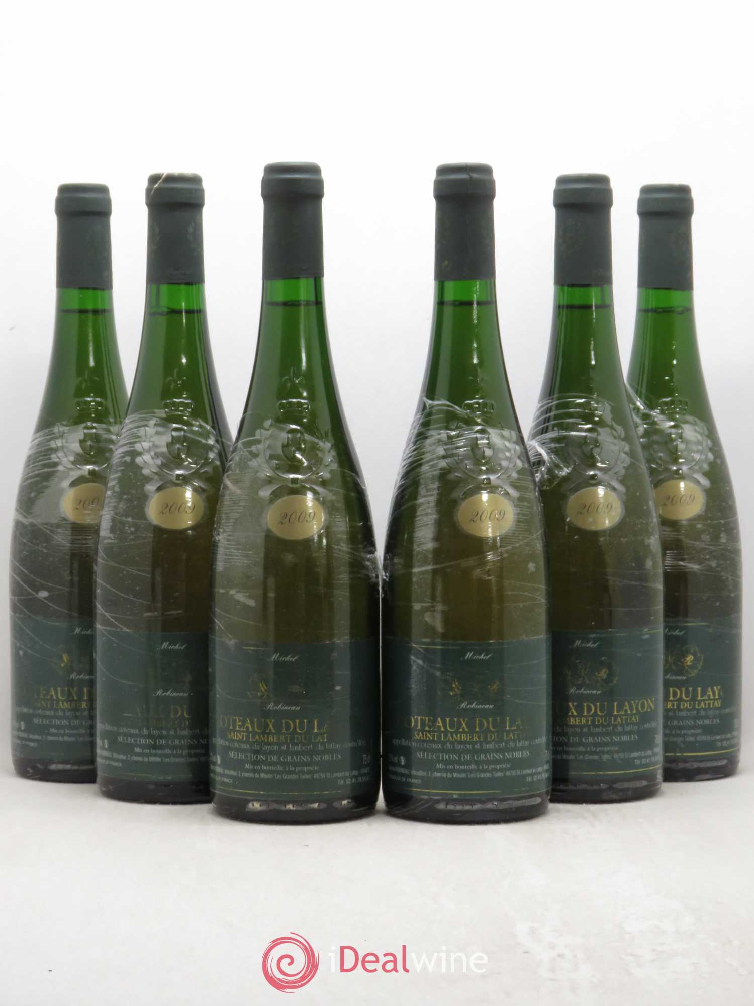 Coteaux du Layon Saint Lambert du Lattay Selection de Grains nobles Robineau 2009 - Lotto di 6 bottiglie - 0