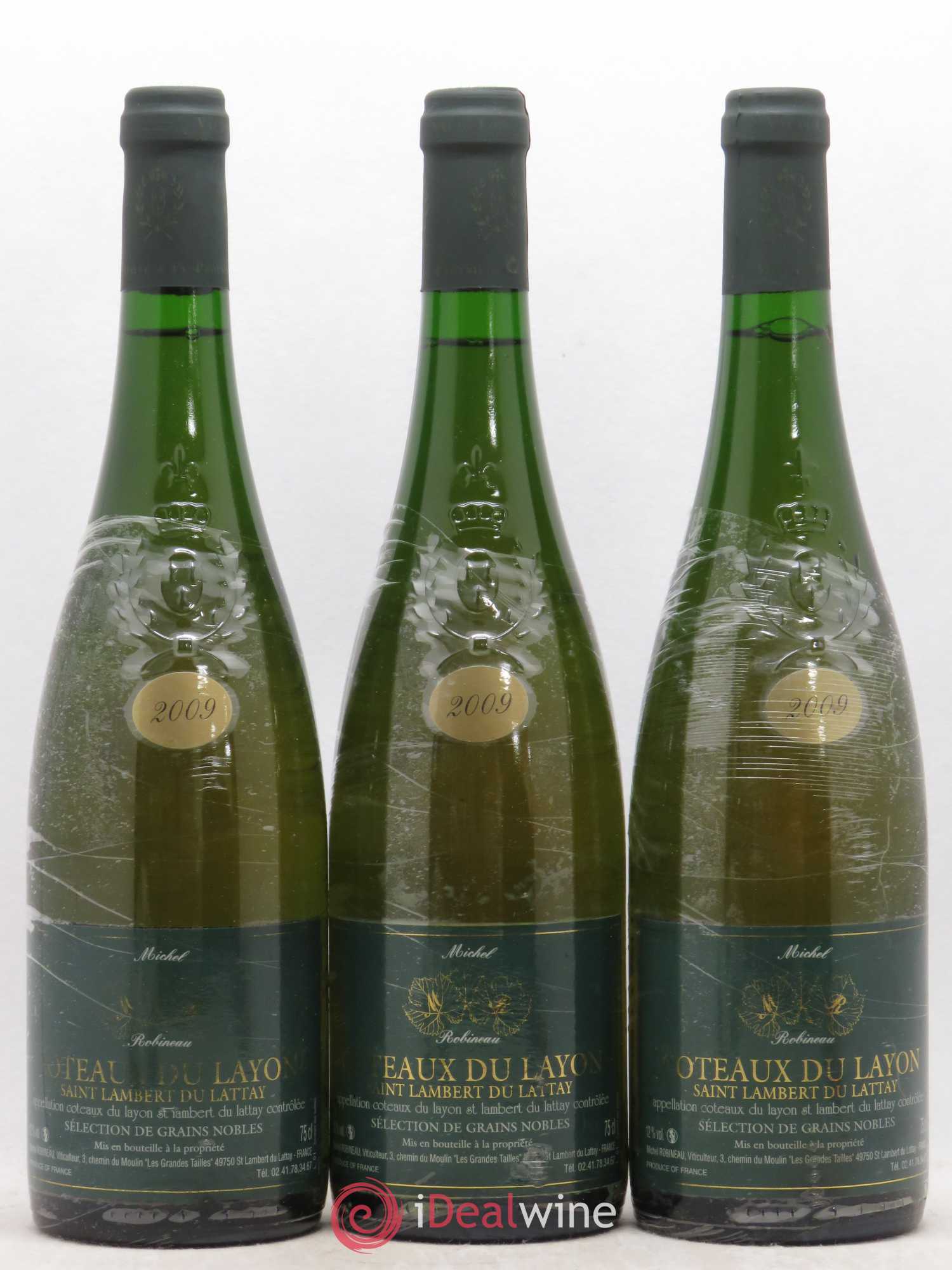 Coteaux du Layon Saint Lambert du Lattay Selection de Grains nobles Robineau 2009 - Lotto di 6 bottiglie - 1