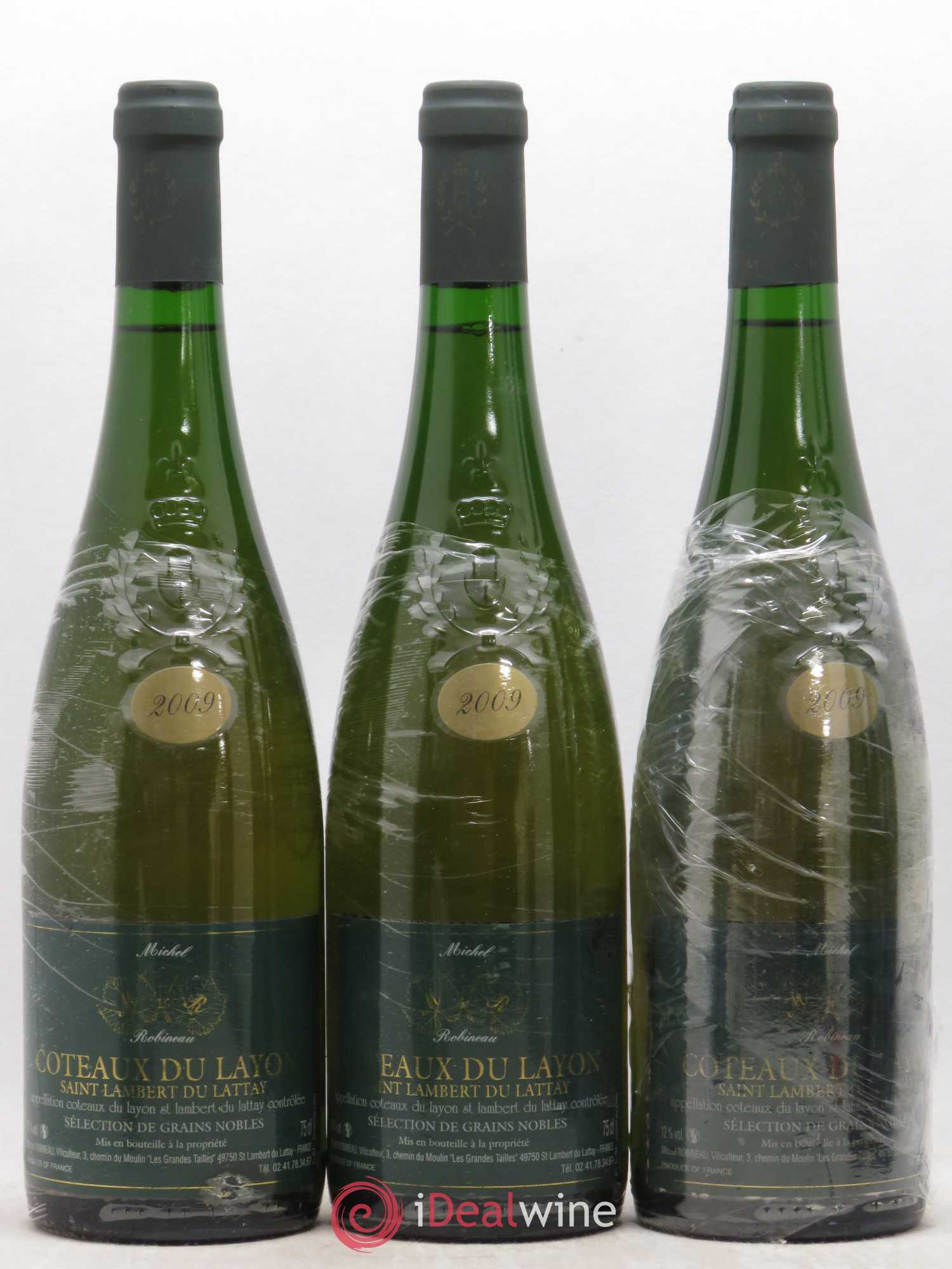 Coteaux du Layon Saint Lambert du Lattay Selection de Grains nobles Robineau 2009 - Lotto di 6 bottiglie - 2