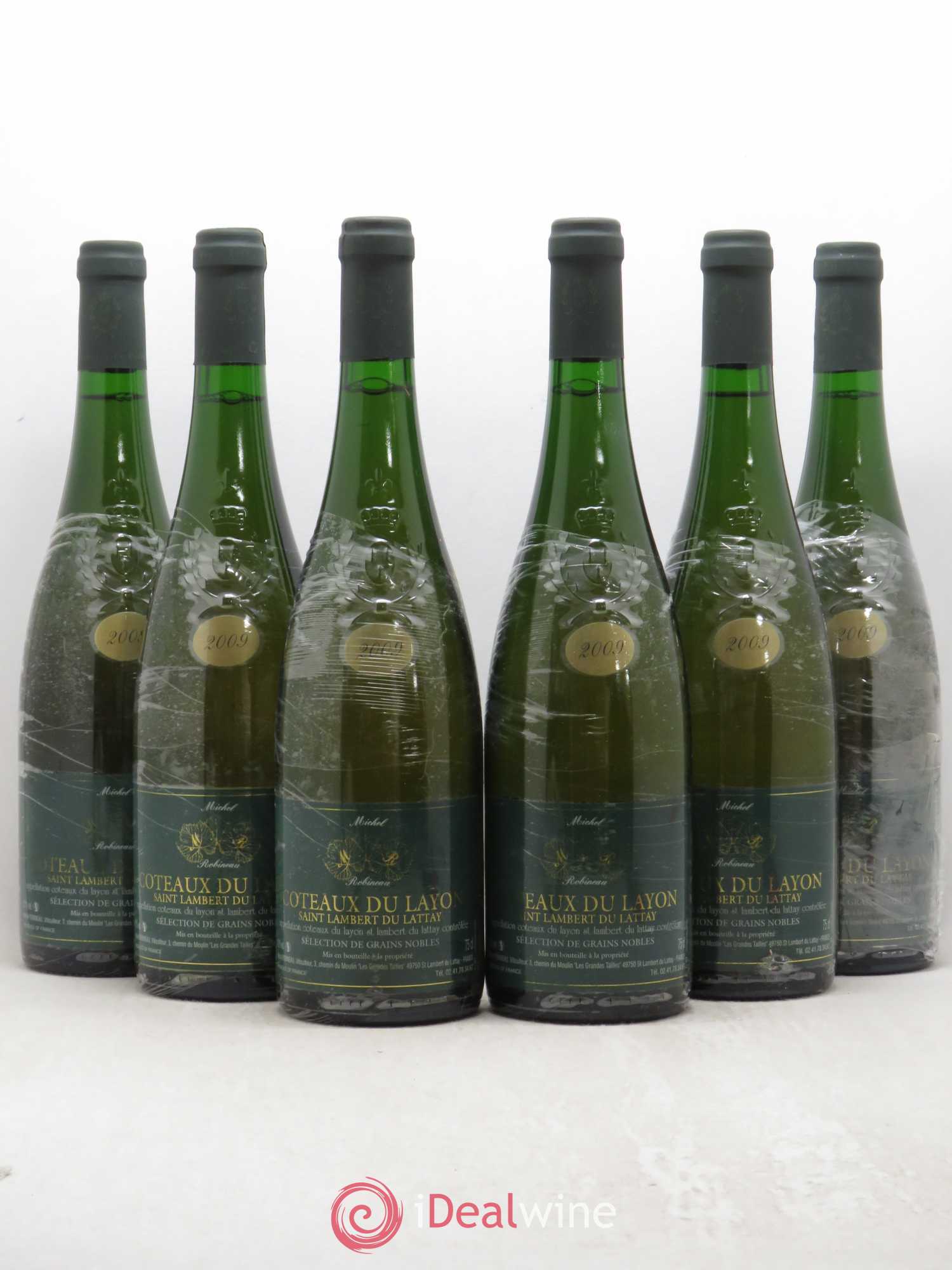 Coteaux du Layon Saint Lambert du Lattay Selection de Grains nobles Robineau 2009 - Lotto di 6 bottiglie - 0