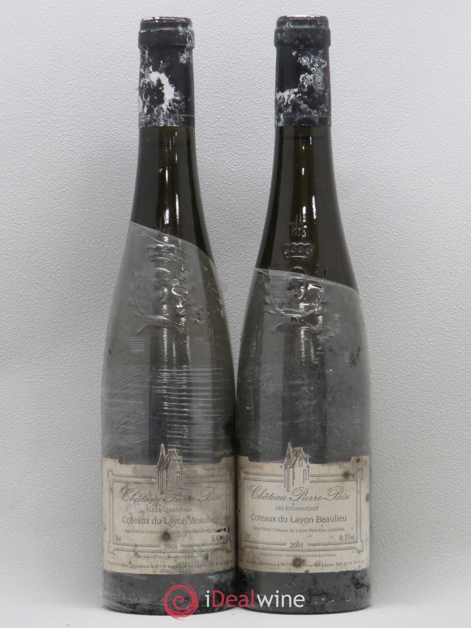 Coteaux du Layon Beaulieu Les Rouannieres Château Pierre Bise C.Papin 2001 - Lotto di 2 bottiglie - 0