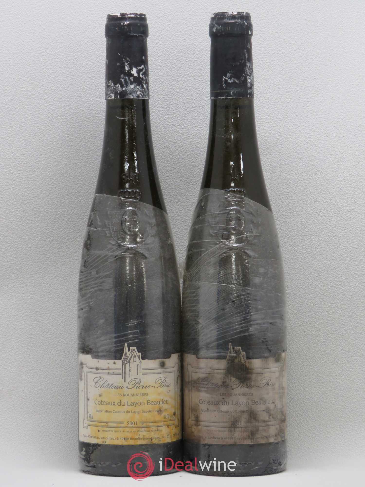 Coteaux du Layon Beaulieu Les Rouannieres Château Pierre Bise C.Papin 2001 - Lotto di 2 bottiglie - 0