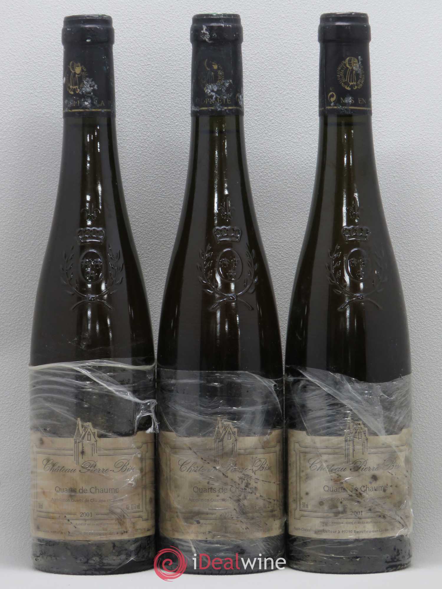 Quarts de Chaume Château Pierre Bise C.Papin 2001 - Lotto di 3 bottiglie - 0