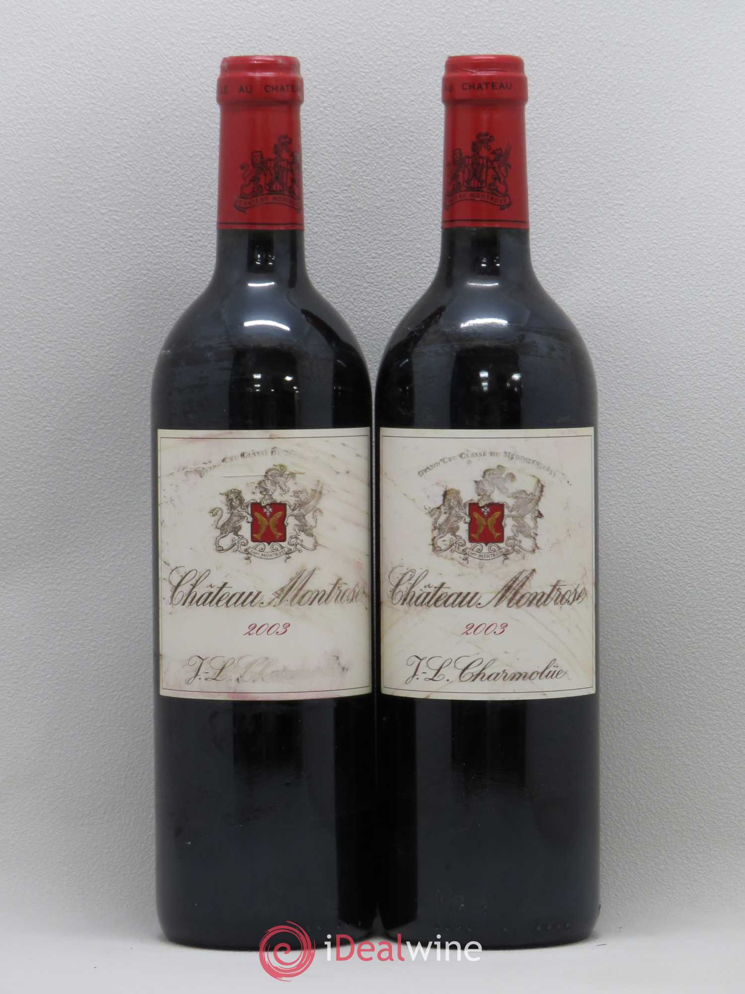 Château Montrose 2ème Grand Cru Classé 2003 - Lot de 2 bouteilles - 0